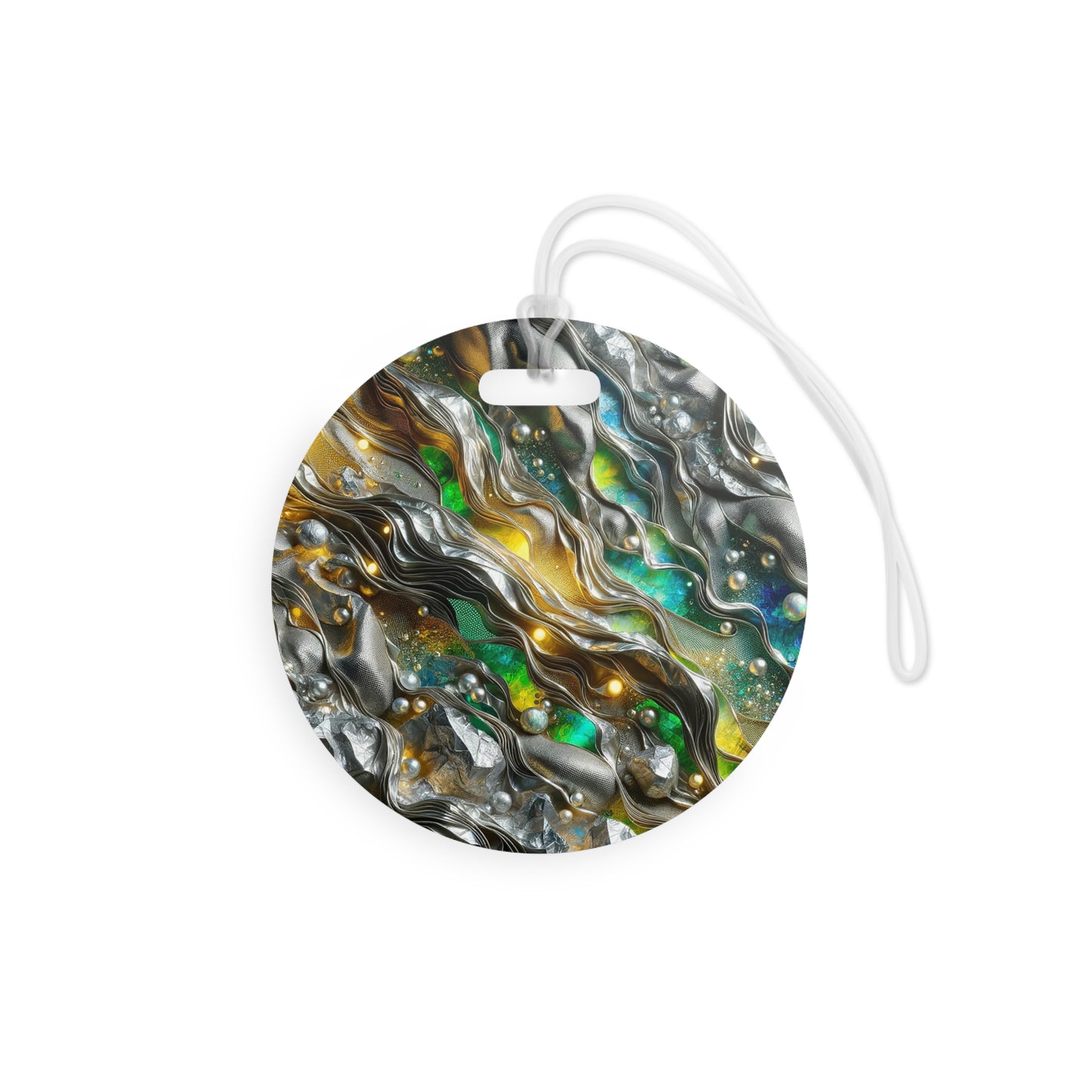Luggage Tags - Chromatic Ribbons ©2024