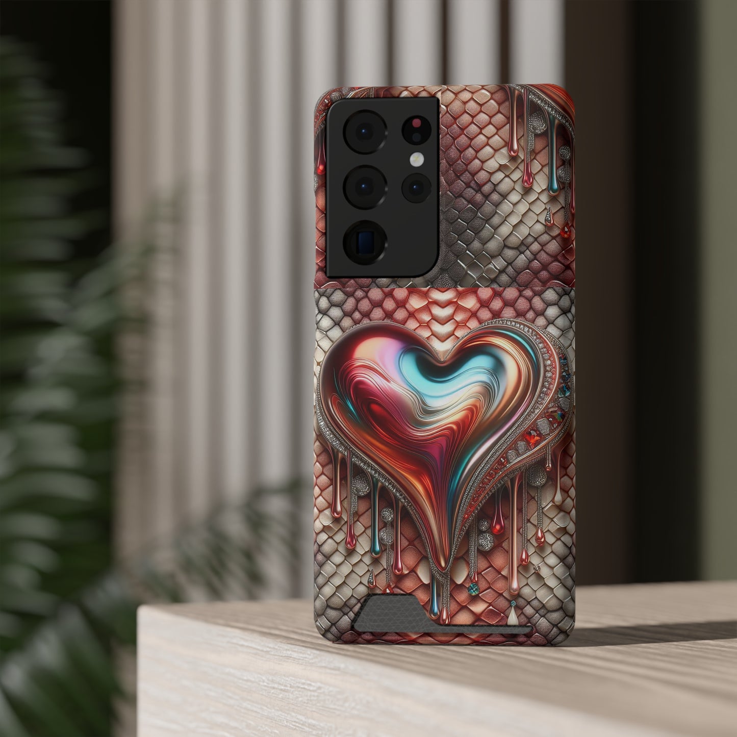 Hopeful Adoration ©2024 Phone Case with Card Holder