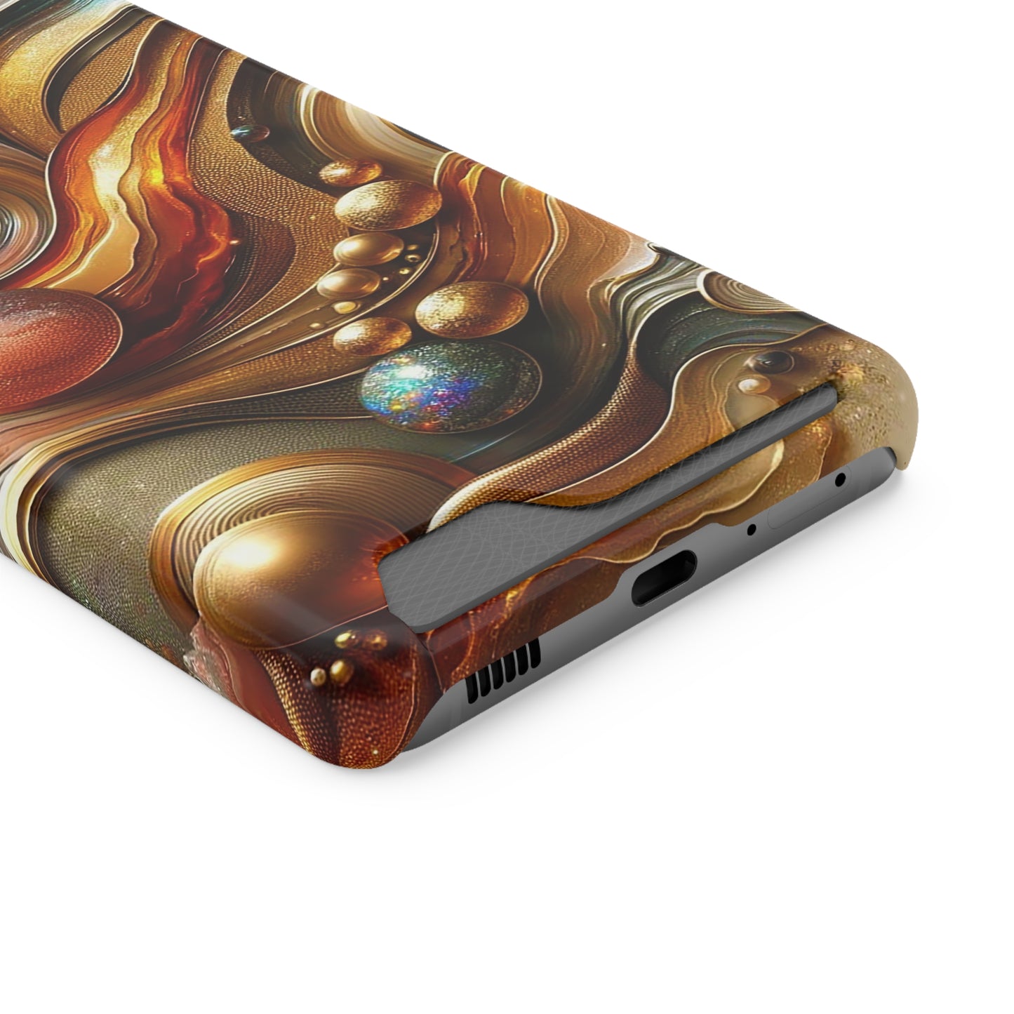 Phone Case with Card Holder - Love's Impact ©2024