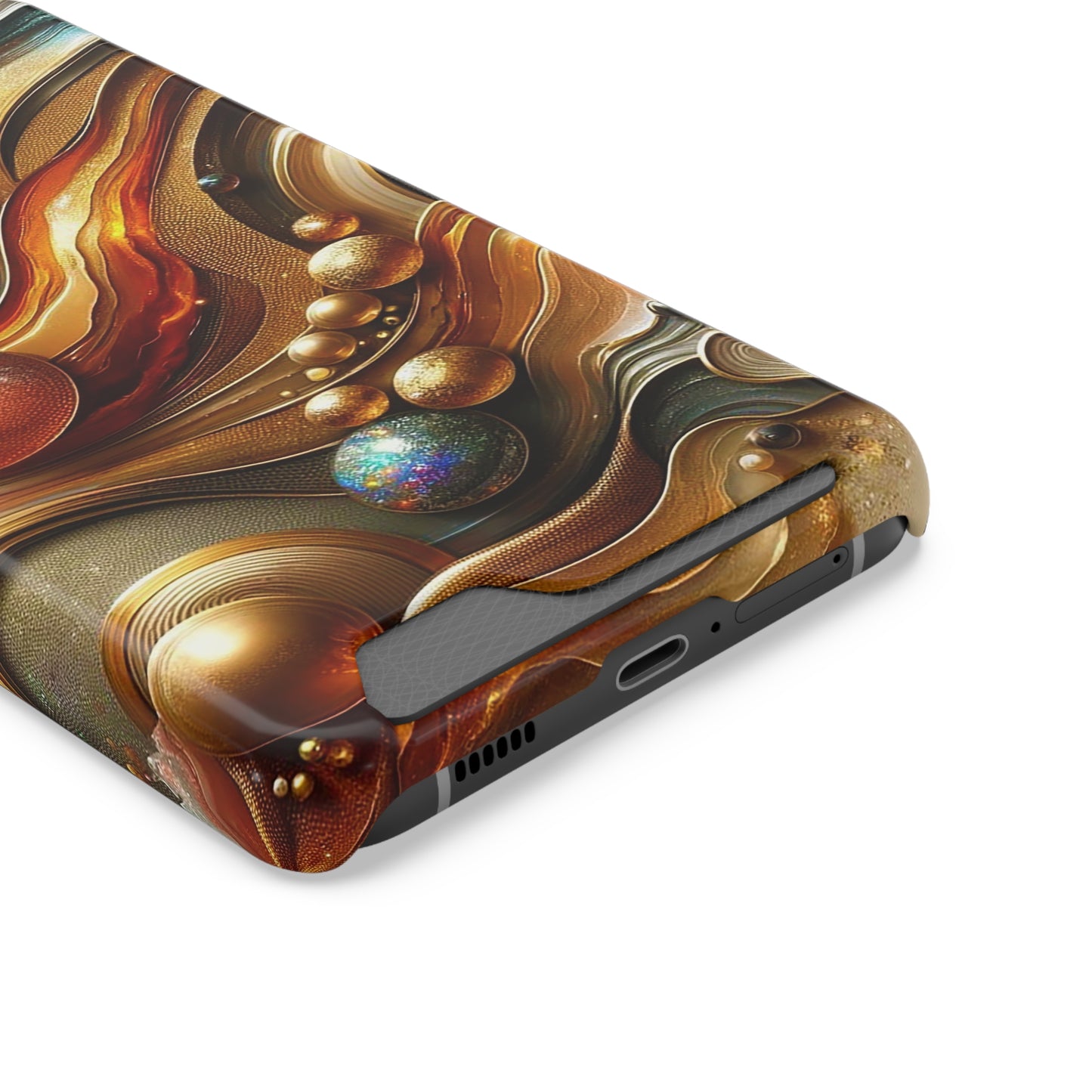 Phone Case with Card Holder - Love's Impact ©2024