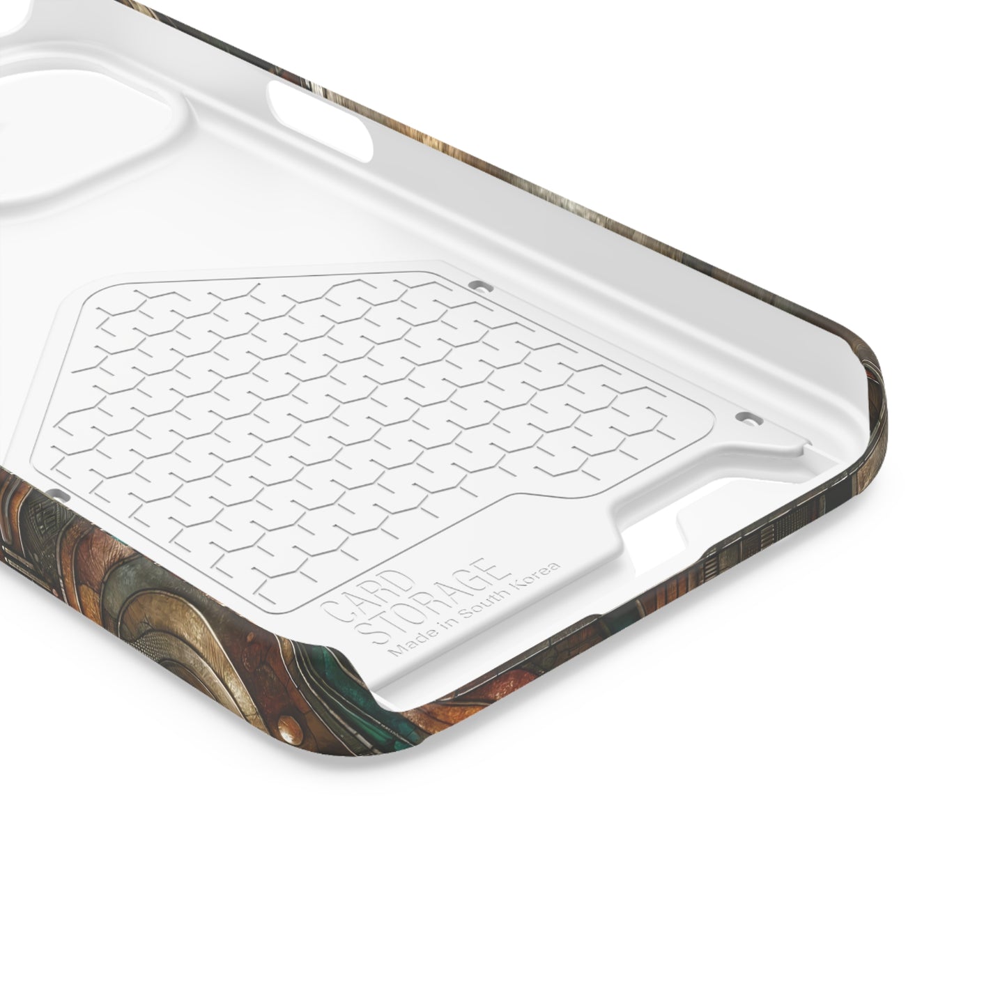 Phone Case with Card Holder - Chromatic Reverie 1 ©2024