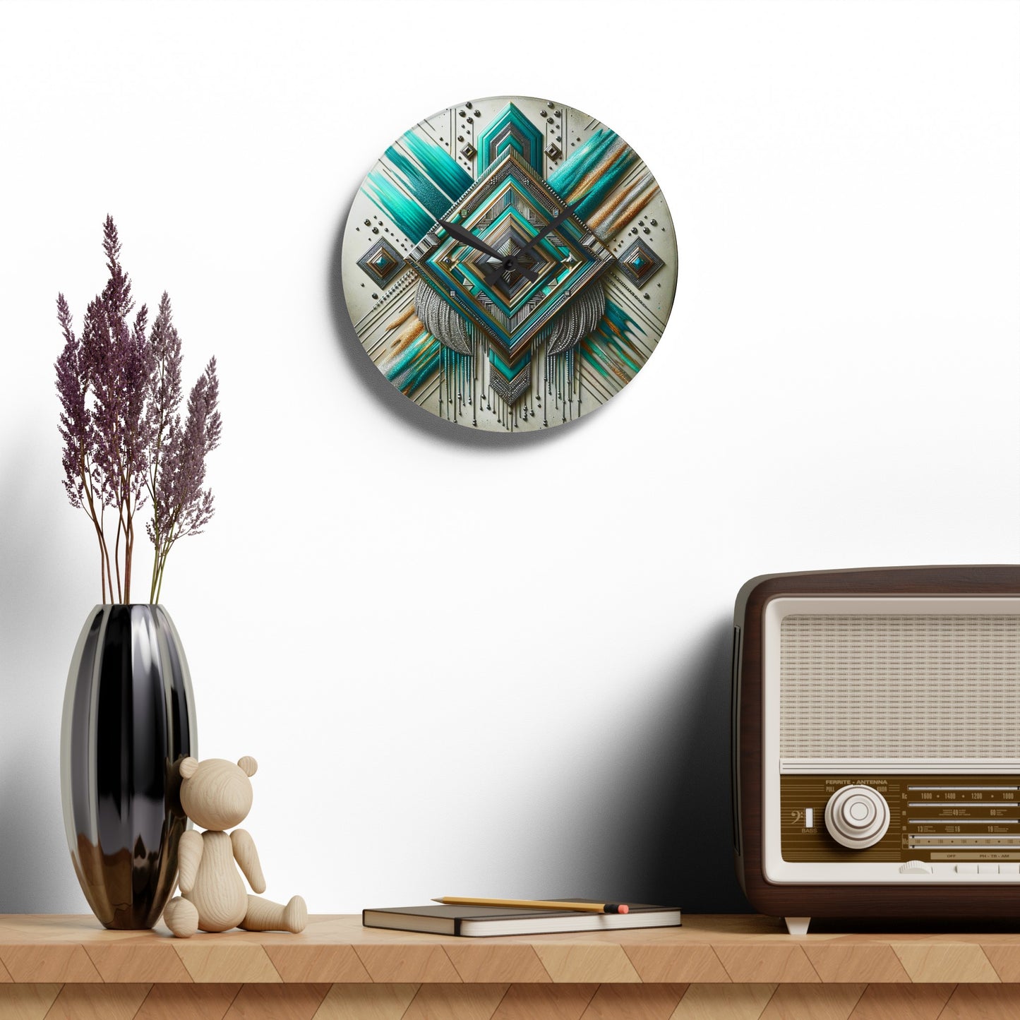 Acrylic Wall Clock - Navajo ©2024