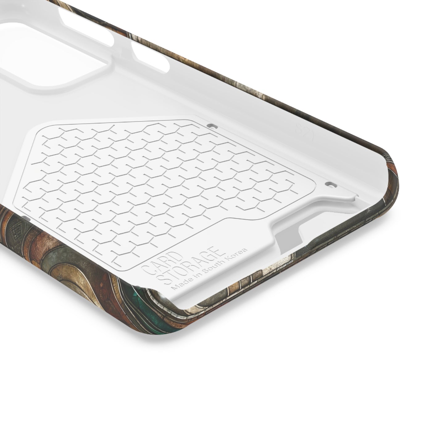 Phone Case with Card Holder - Chromatic Reverie 1 ©2024