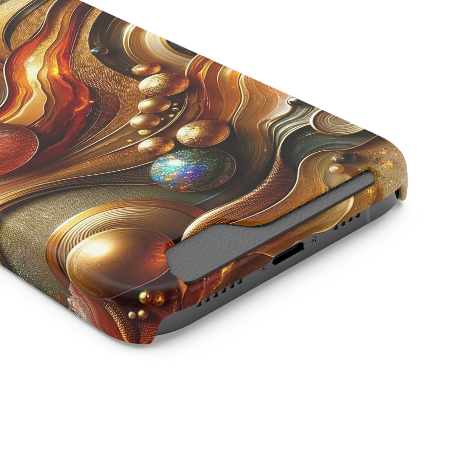 Phone Case with Card Holder - Love's Impact ©2024