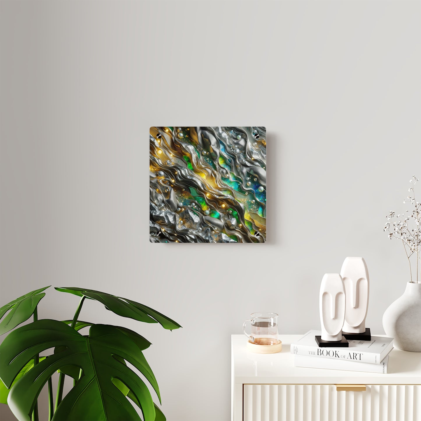 Acrylic Wall Art Panels - Chromatic Ribbons ©2024
