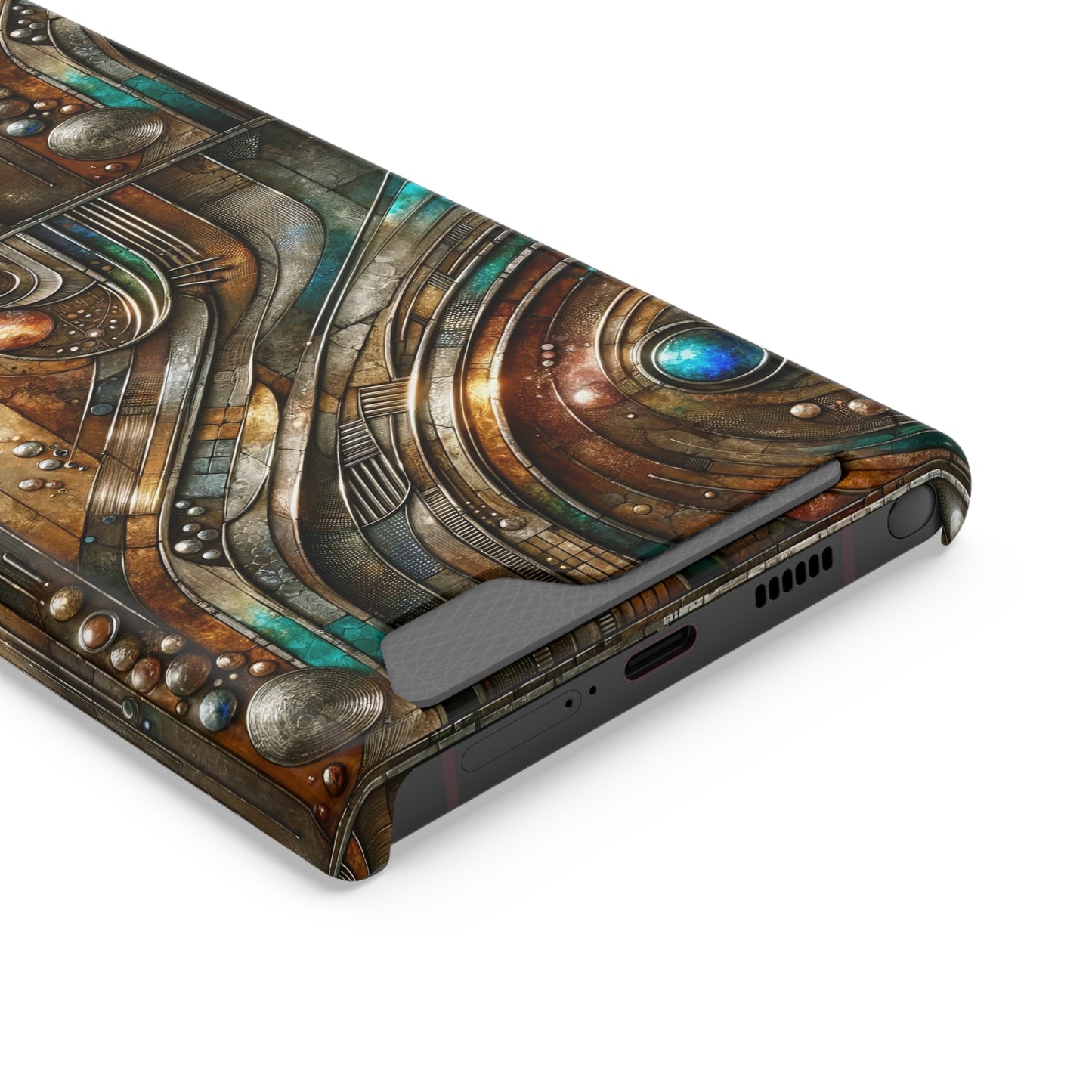 Phone Case with Card Holder - Chromatic Reverie 1 ©2024