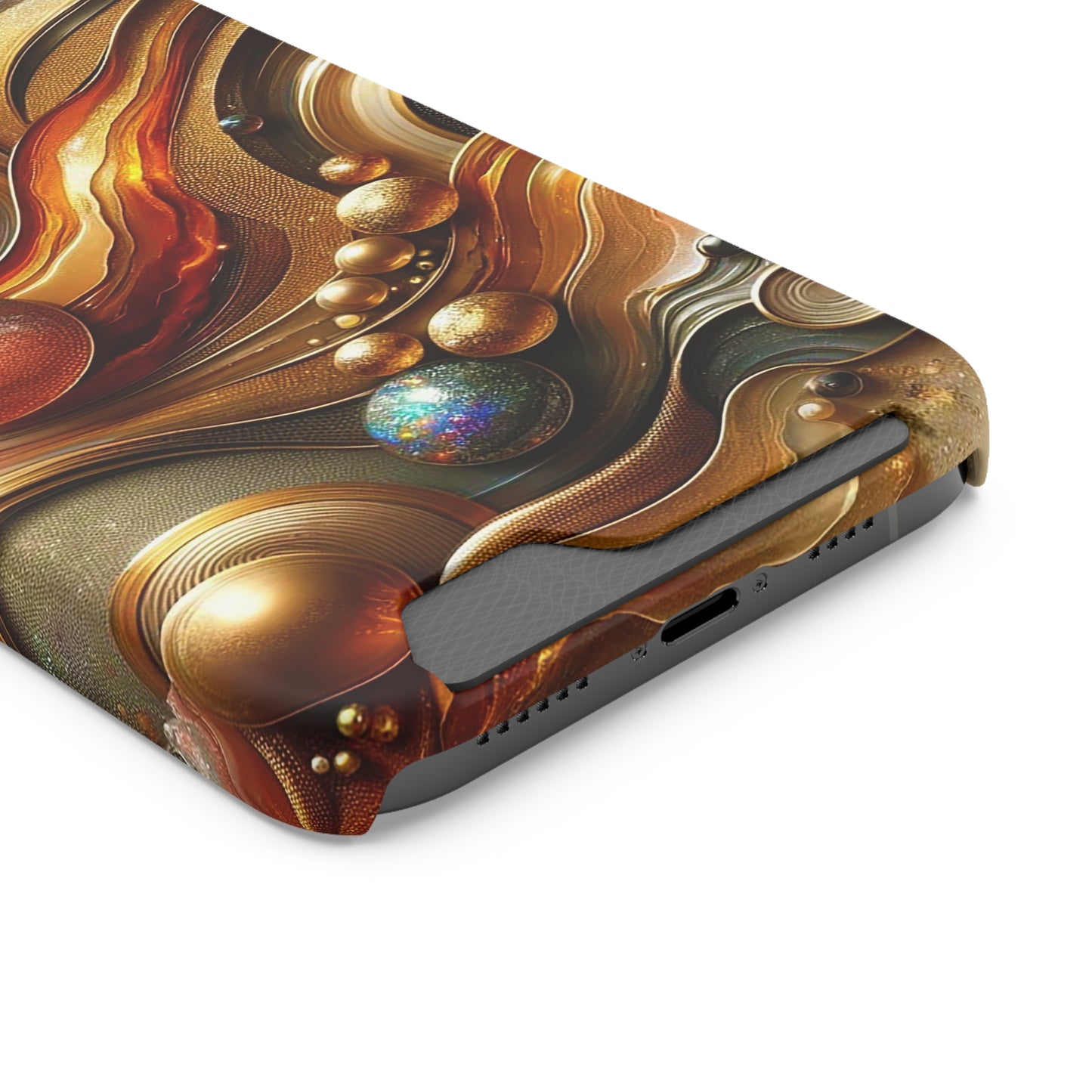 Phone Case with Card Holder - Love's Impact ©2024