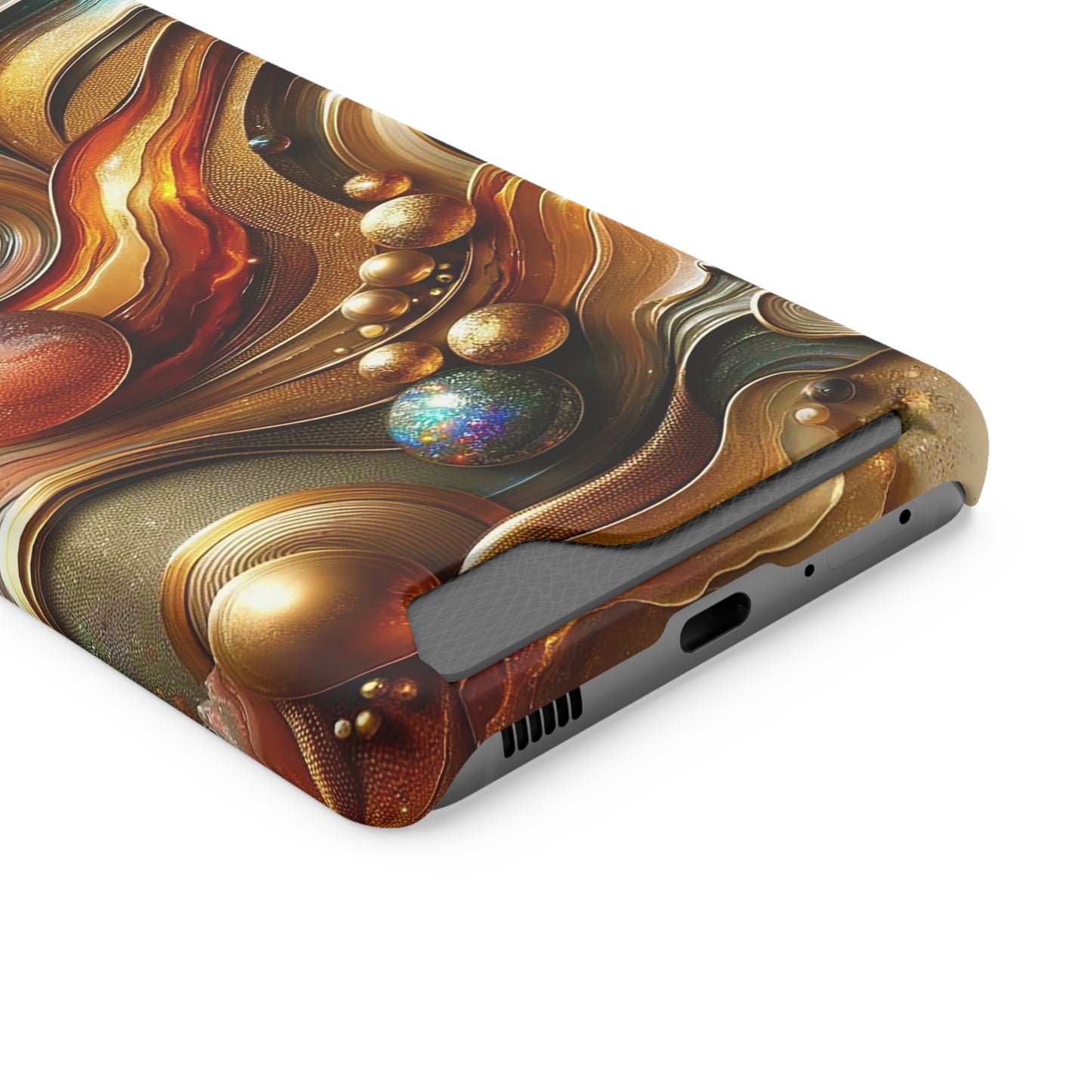 Phone Case with Card Holder - Love's Impact ©2024