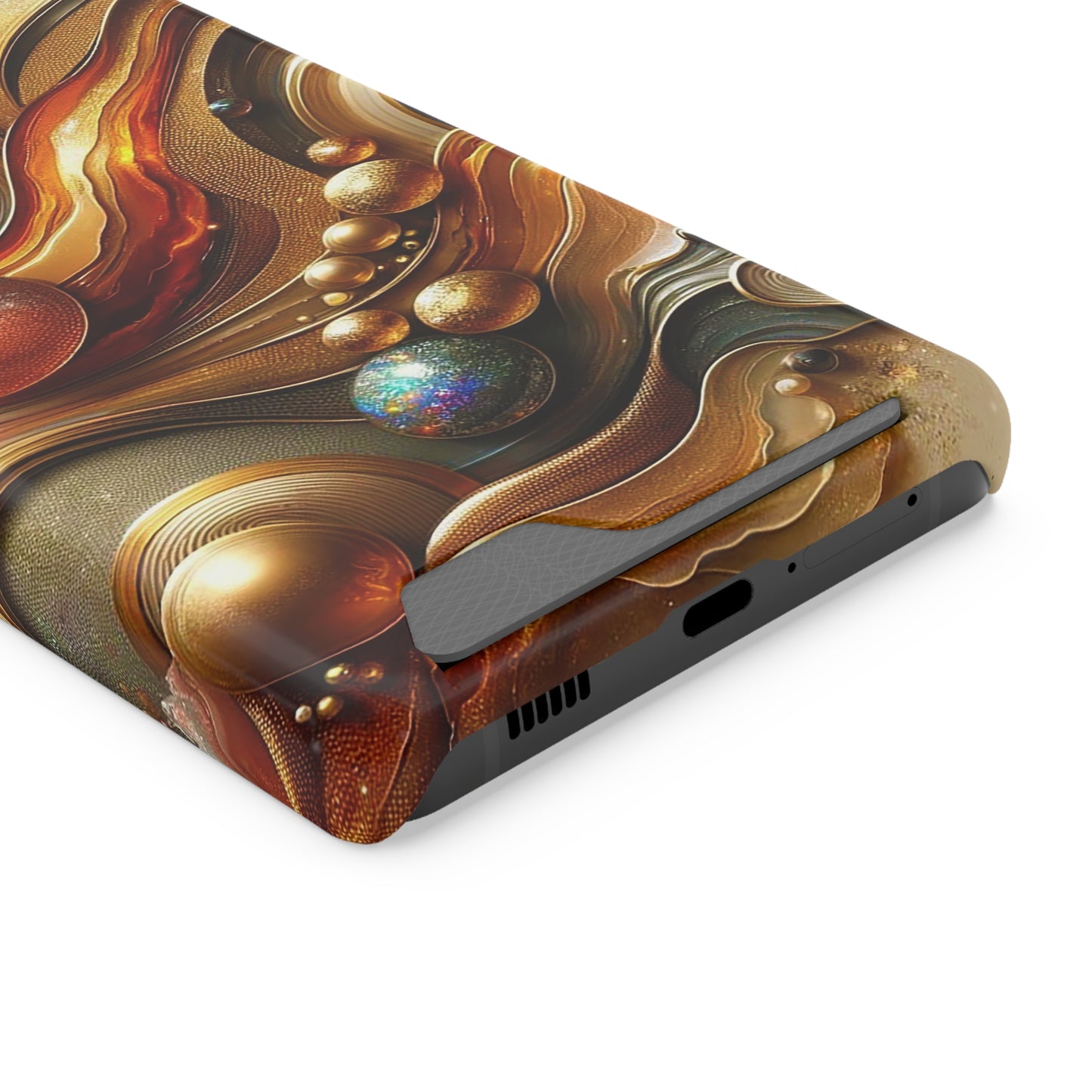 Phone Case with Card Holder - Love's Impact ©2024
