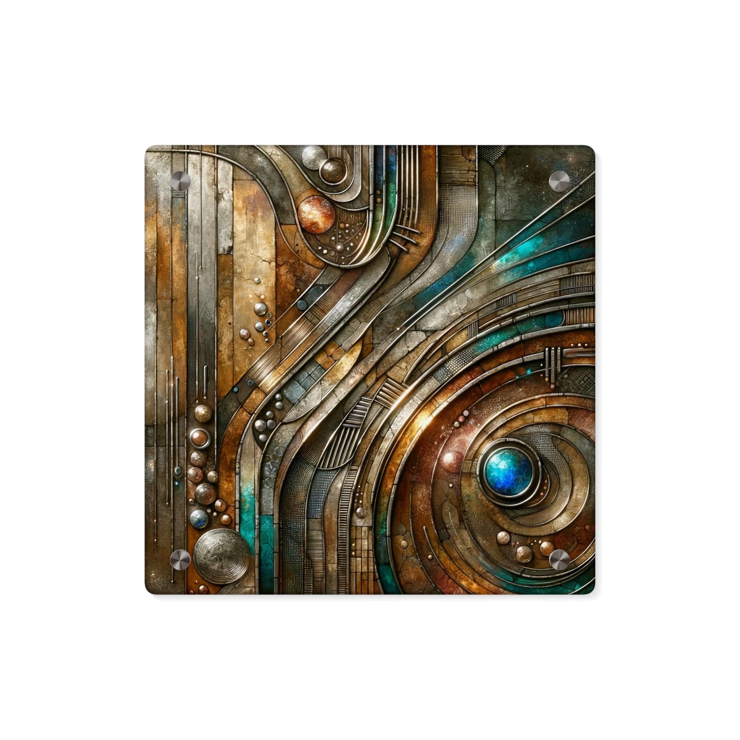Acrylic Wall Art Panels - Chromatic Reverie 1 ©2024