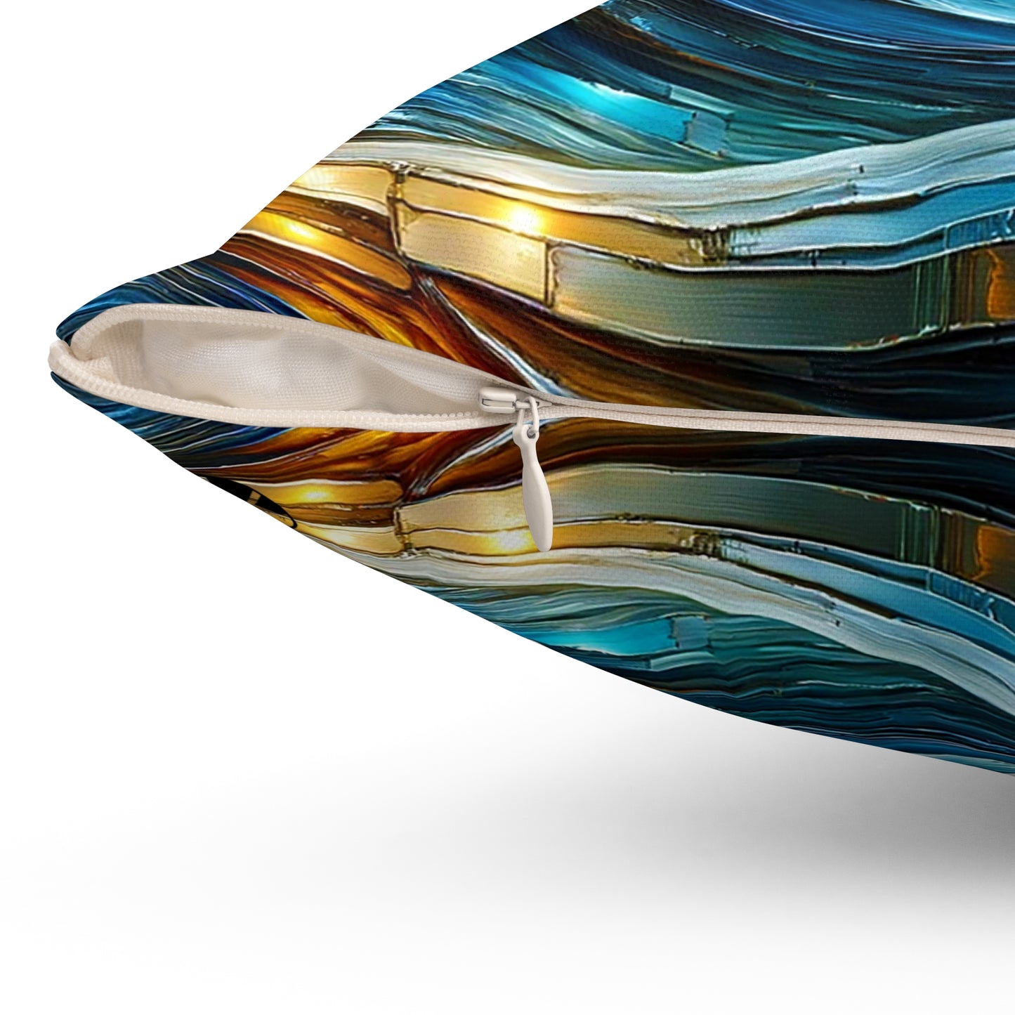 Spun Polyester Square Pillow - Moher ©2024