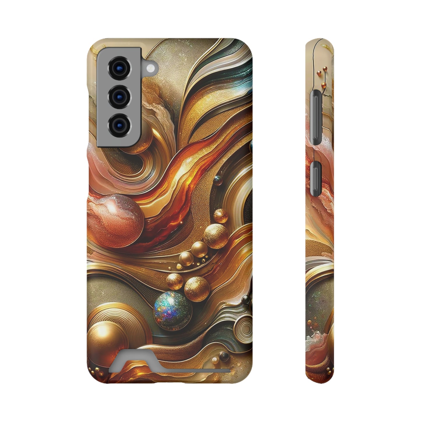 Phone Case with Card Holder - Love's Impact ©2024