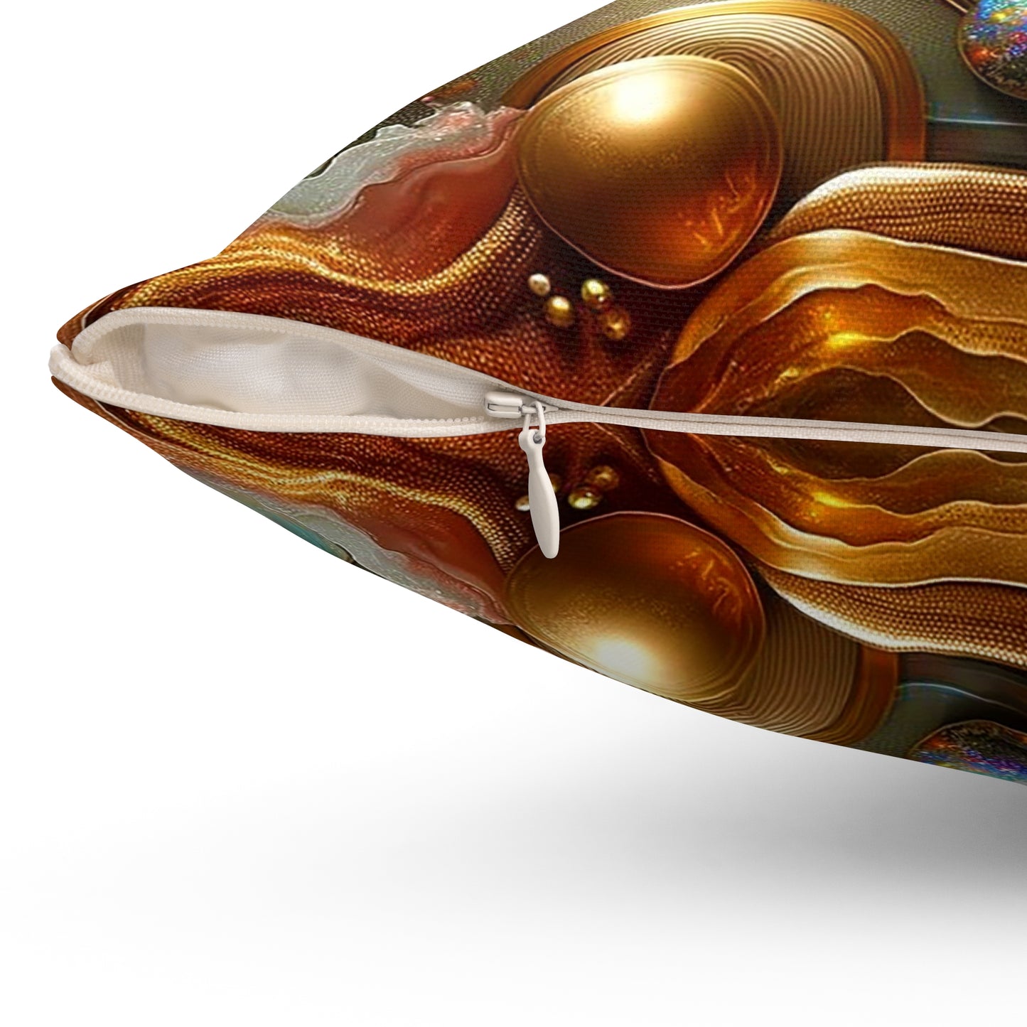 Spun Polyester Square Pillow - Love's Impact ©2024