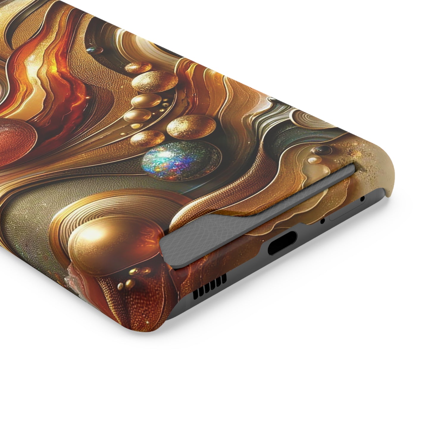 Phone Case with Card Holder - Love's Impact ©2024