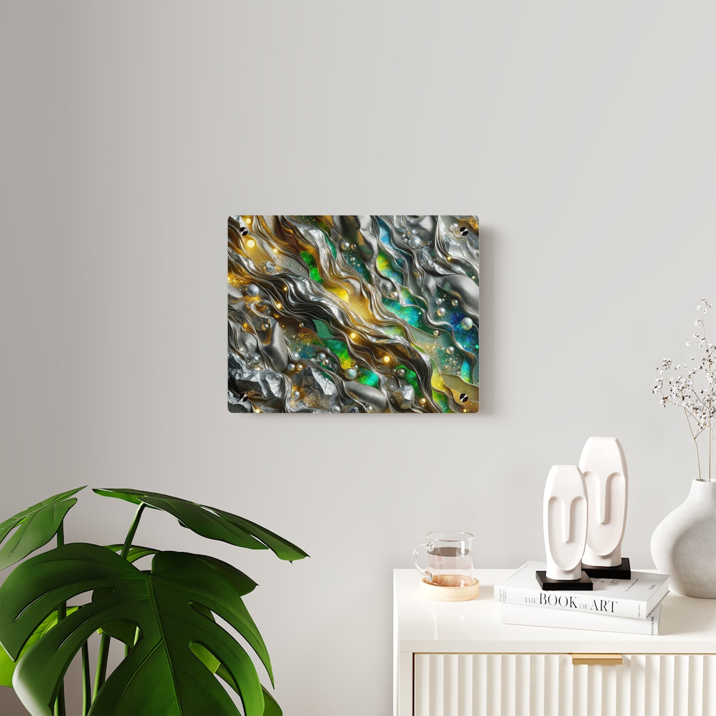 Acrylic Wall Art Panels - Chromatic Ribbons ©2024