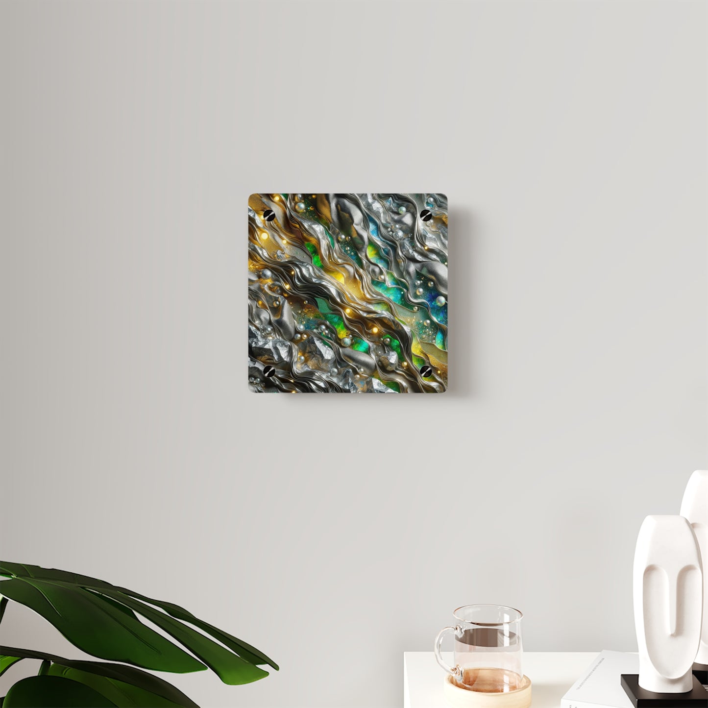 Acrylic Wall Art Panels - Chromatic Ribbons ©2024