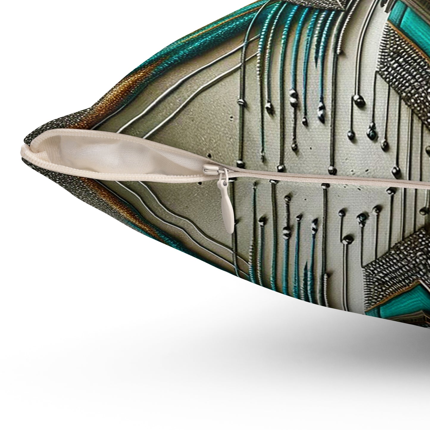 Spun Polyester Square Pillow - Navajo ©2024