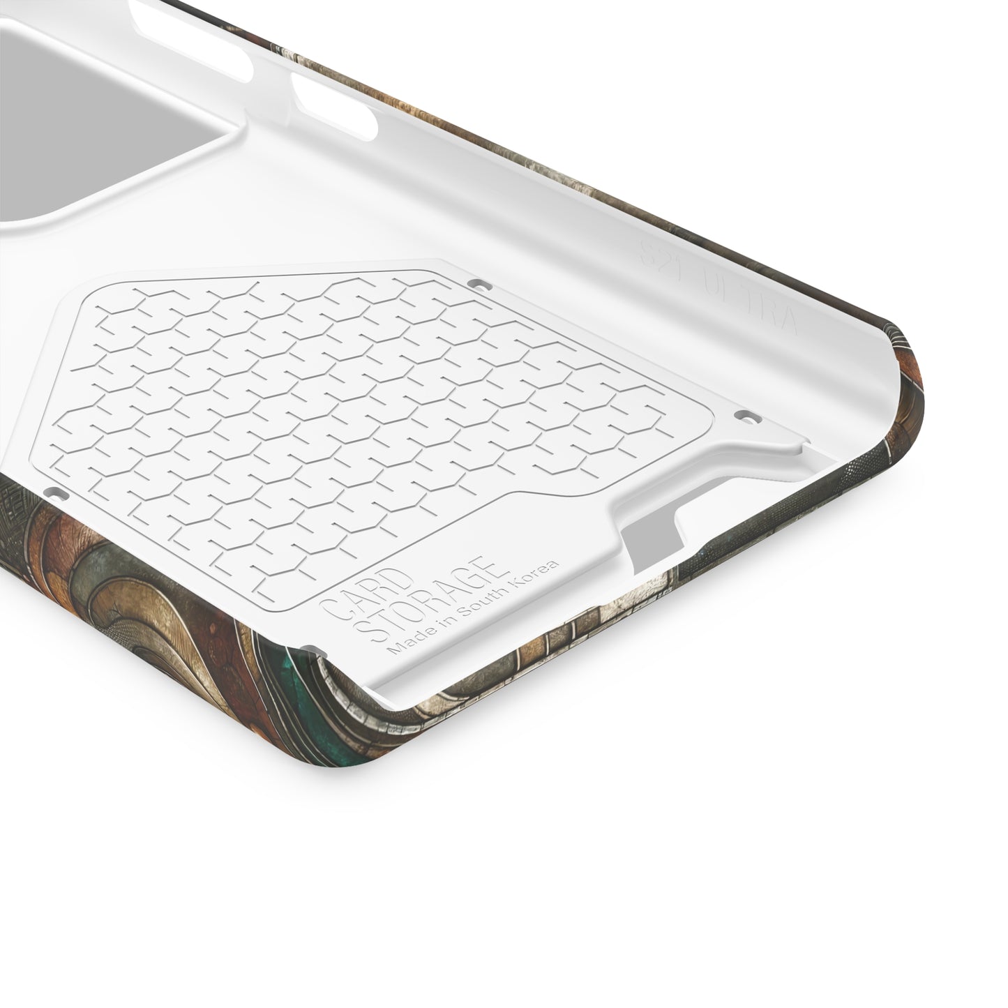 Phone Case with Card Holder - Chromatic Reverie 1 ©2024