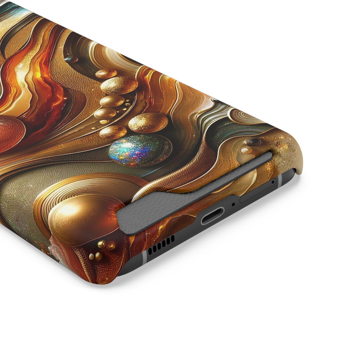 Phone Case with Card Holder - Love's Impact ©2024