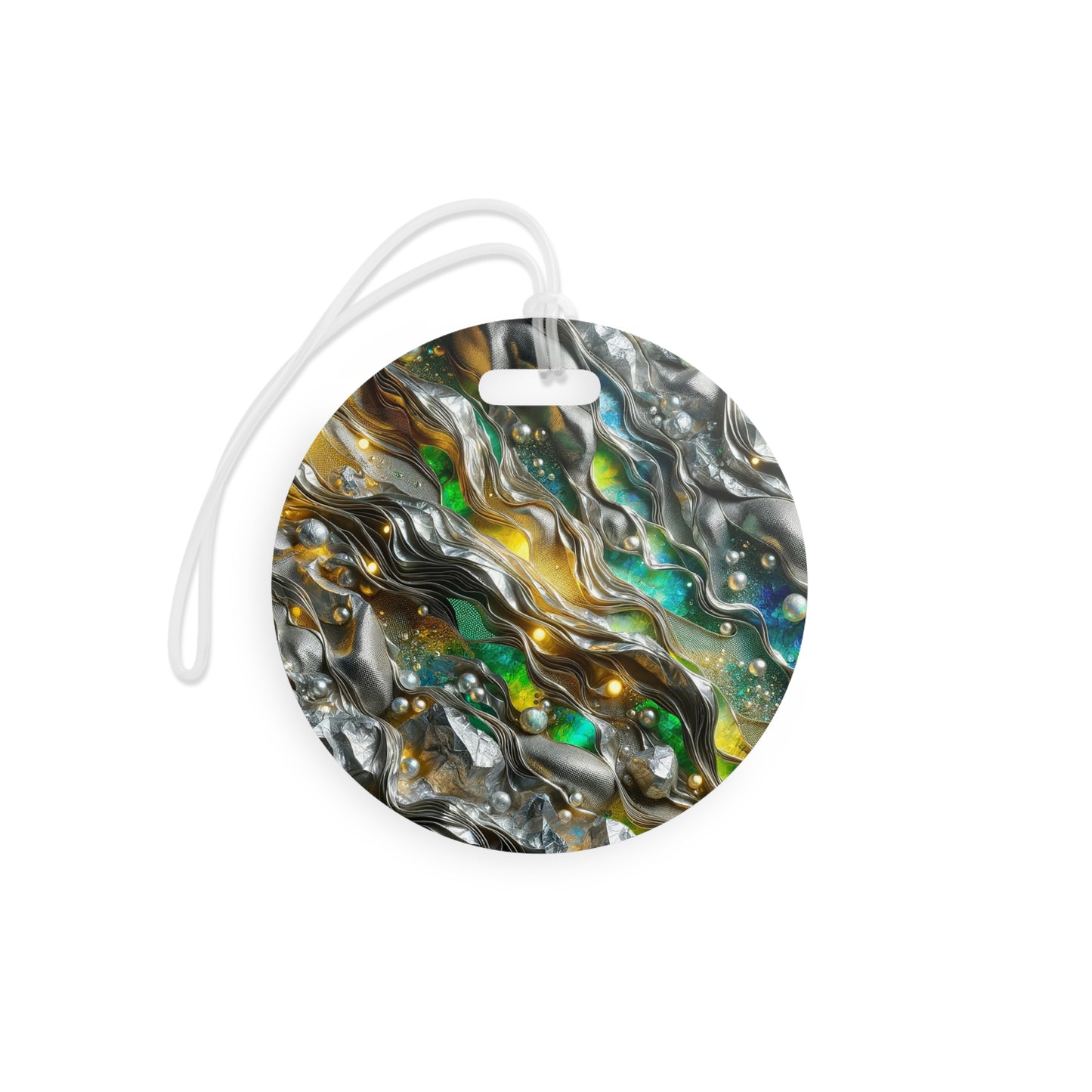 Luggage Tags - Chromatic Ribbons ©2024