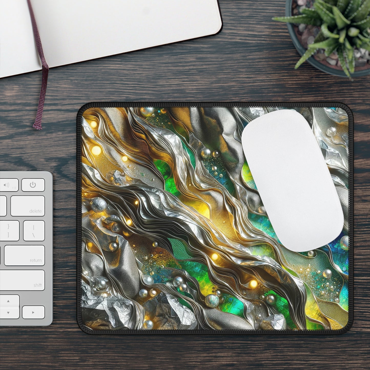 Mouse Pad - Chromatic Ribbons ©2024