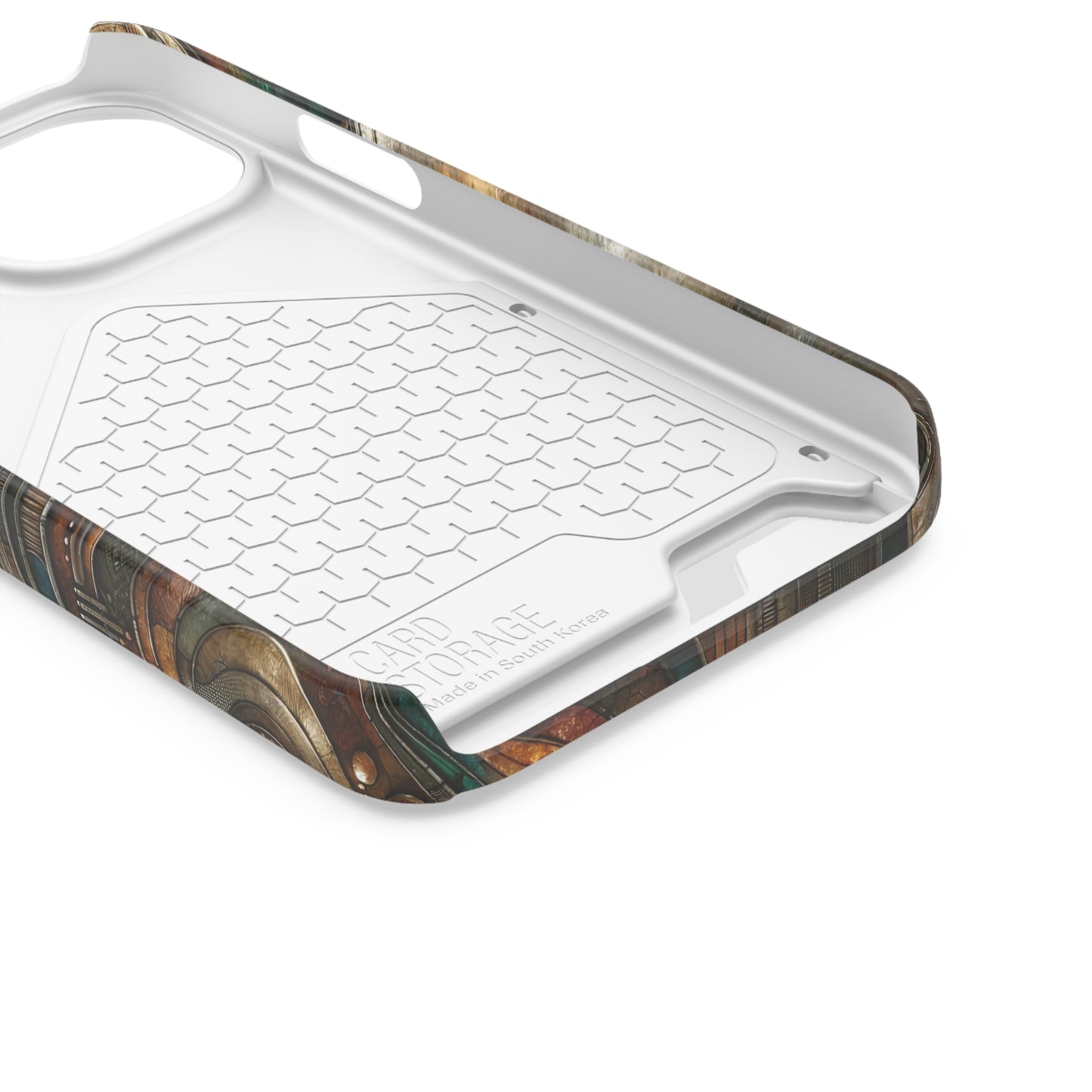 Phone Case with Card Holder - Chromatic Reverie 1 ©2024