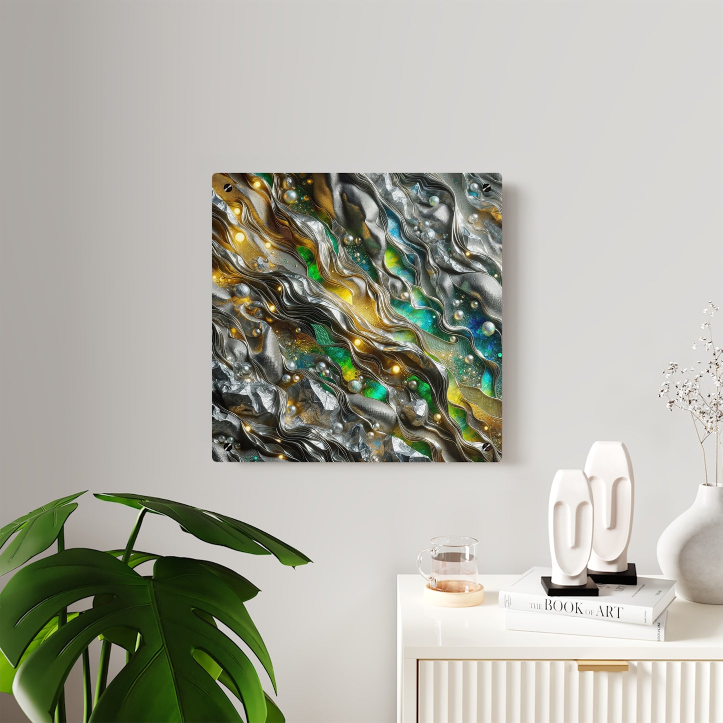 Acrylic Wall Art Panels - Chromatic Ribbons ©2024