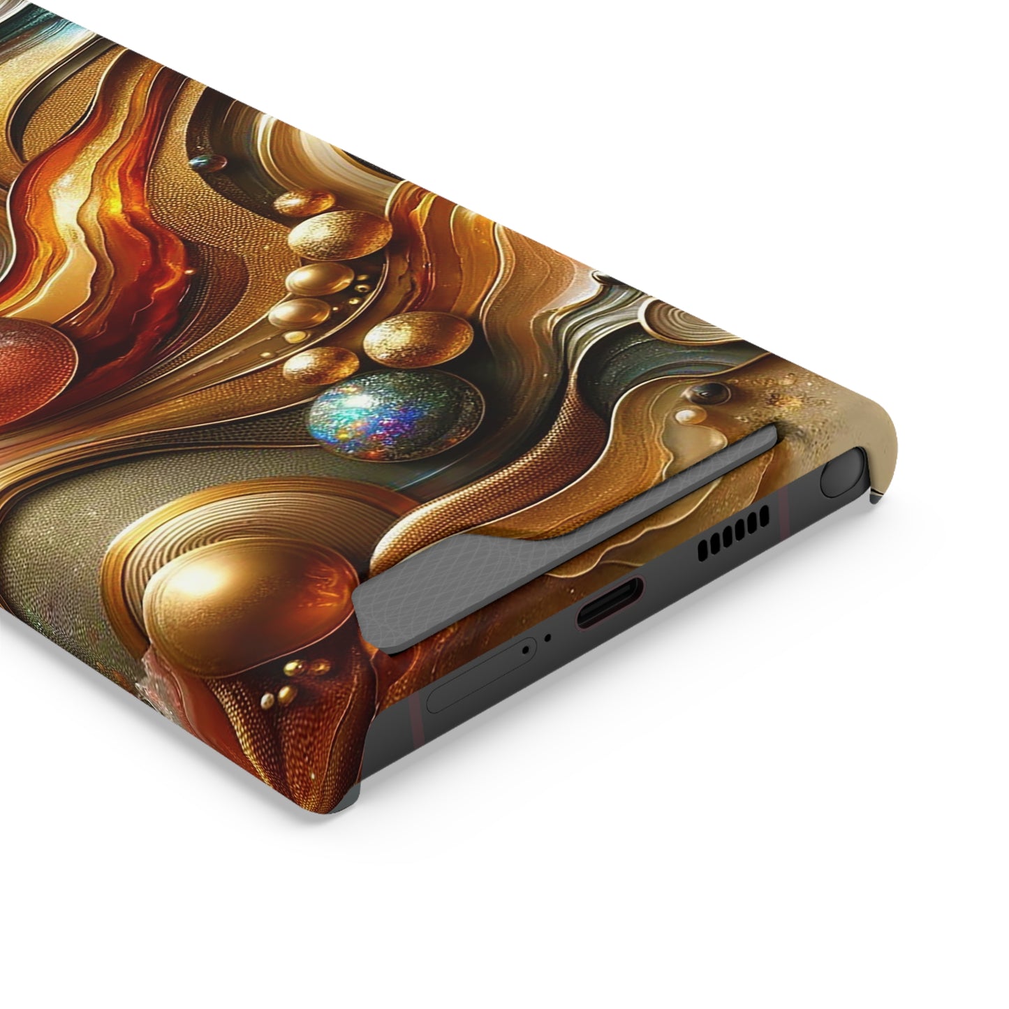 Phone Case with Card Holder - Love's Impact ©2024