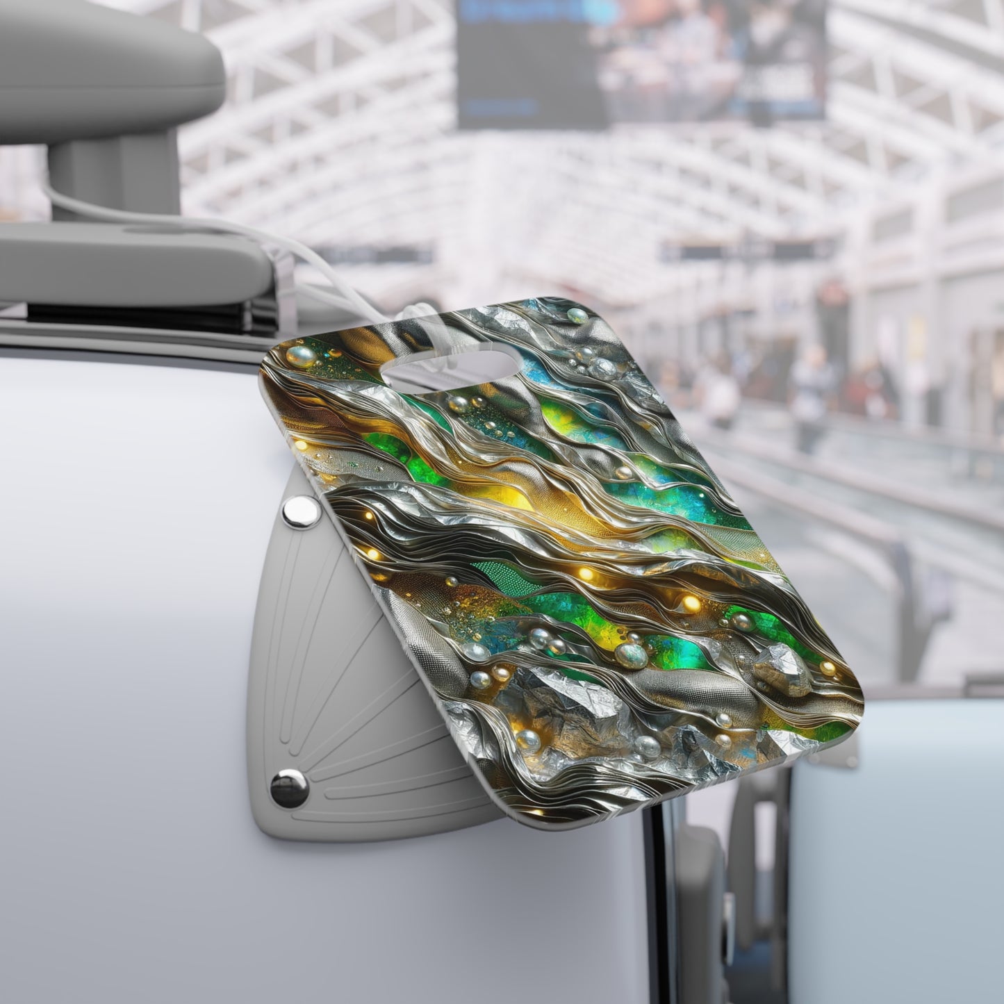 Luggage Tags - Chromatic Ribbons ©2024