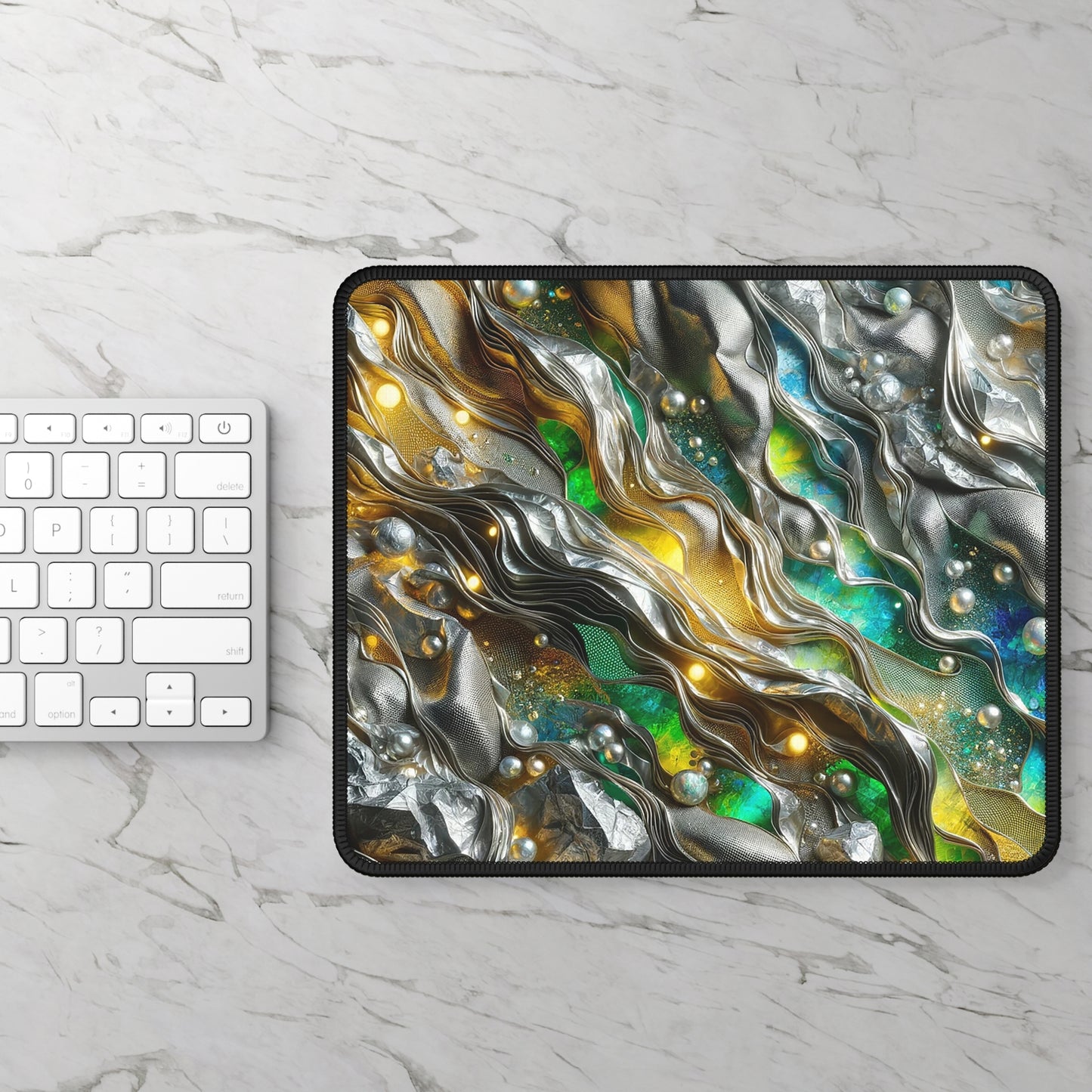Mouse Pad - Chromatic Ribbons ©2024