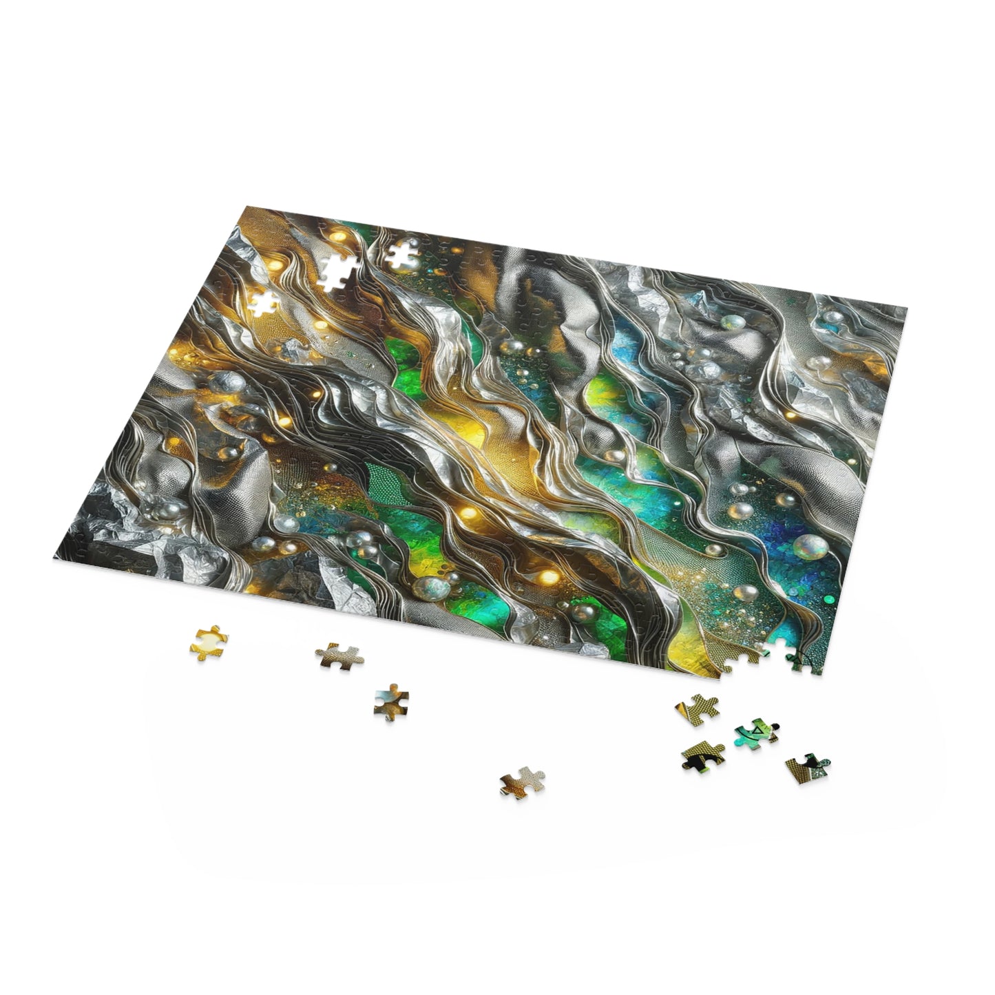 Puzzle (500-Piece) - Chromatic Ribbons ©2024