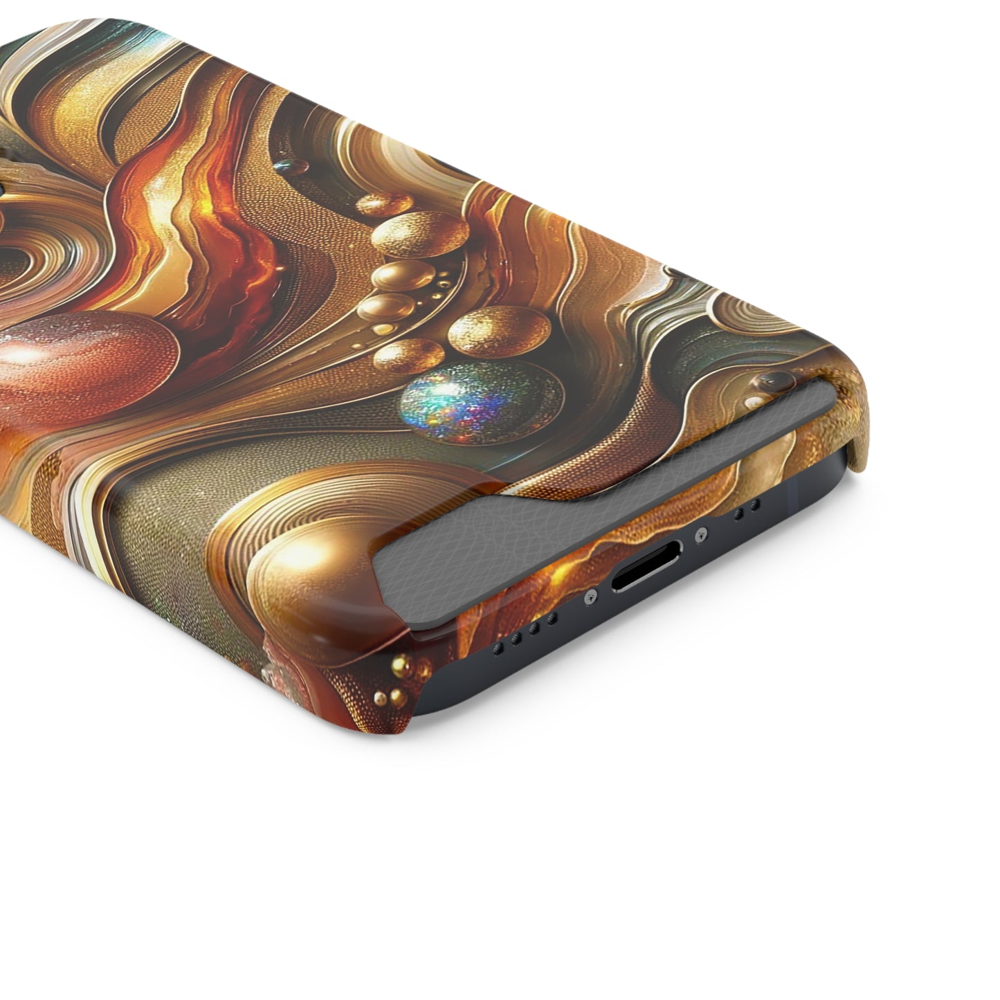 Phone Case with Card Holder - Love's Impact ©2024