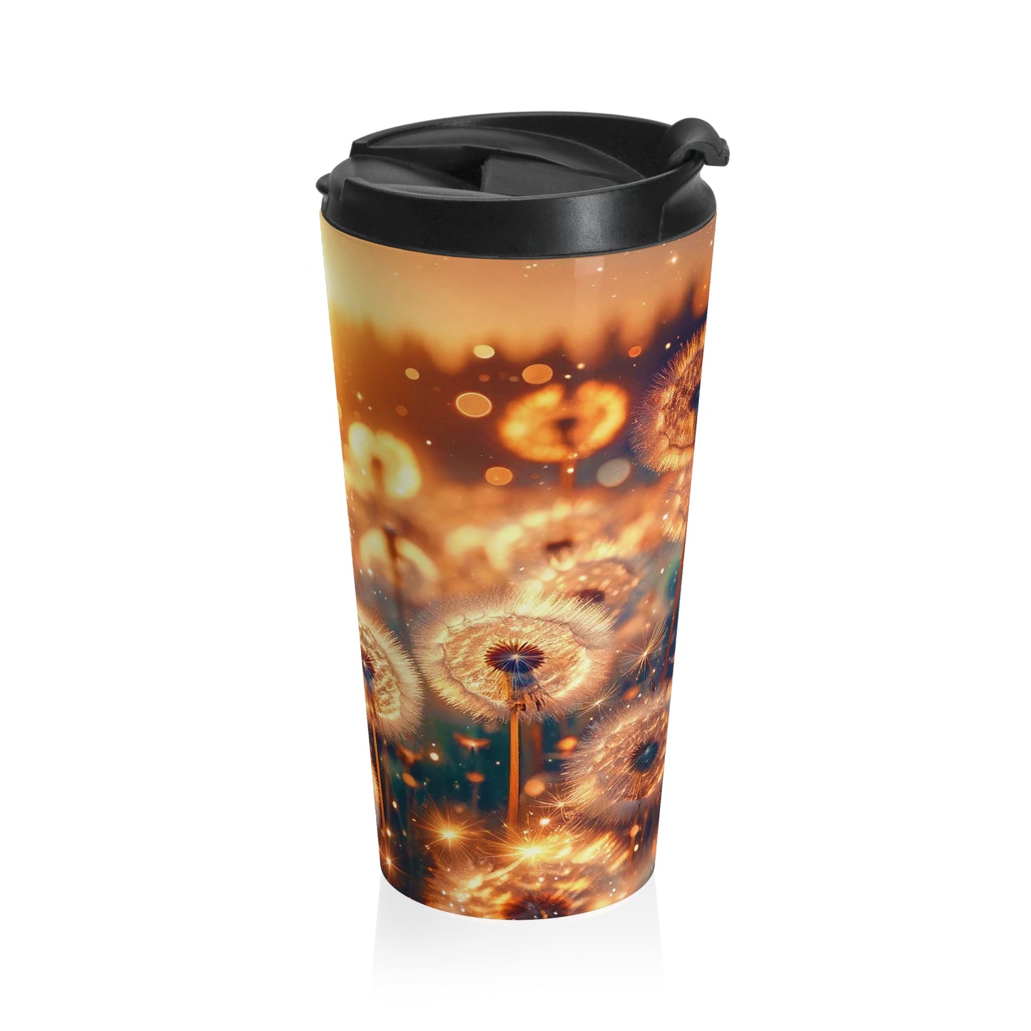 Stainless Steel Travel Mug - Dandelions ©2024