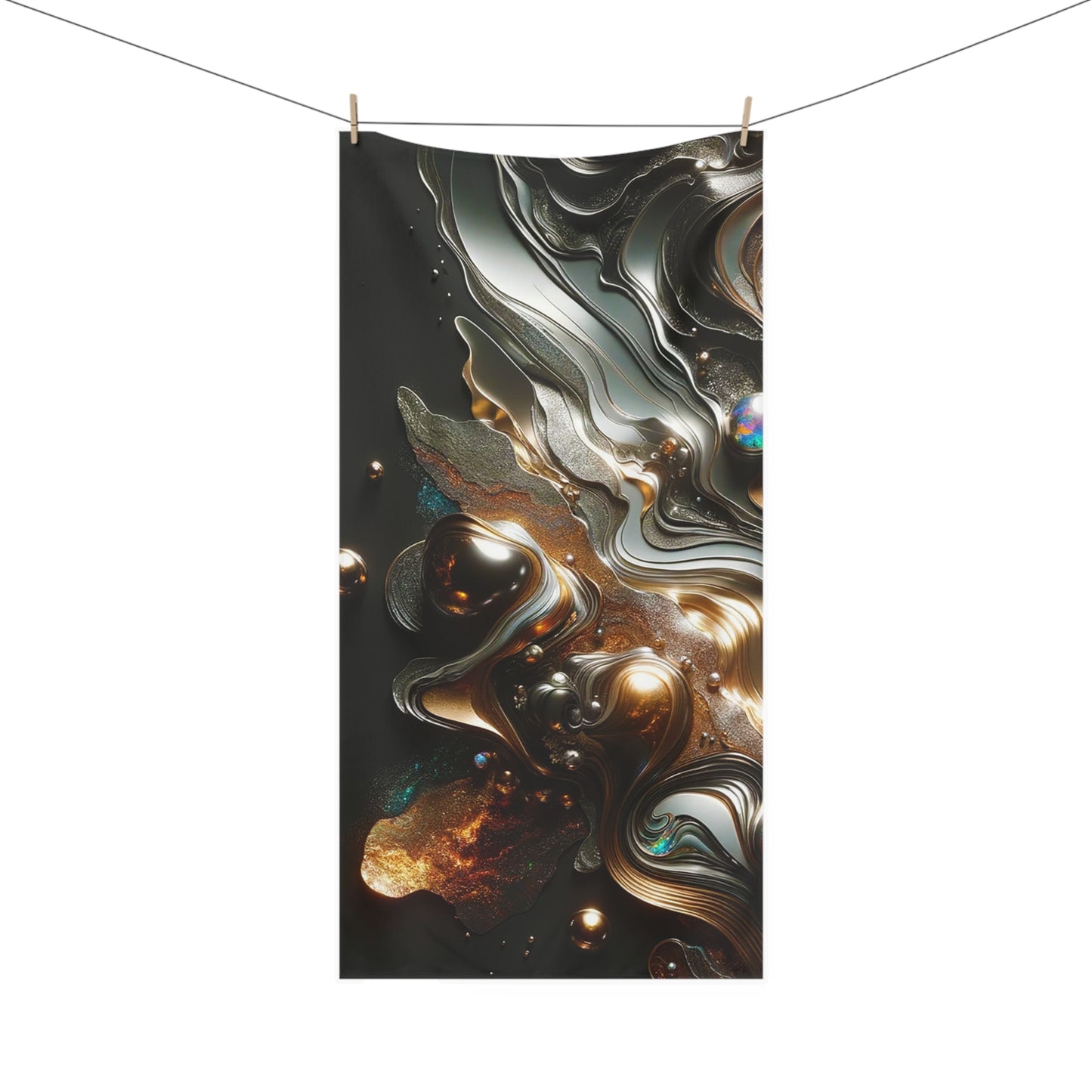 Mink-Cotton Towel - Fused Opulence ©2024