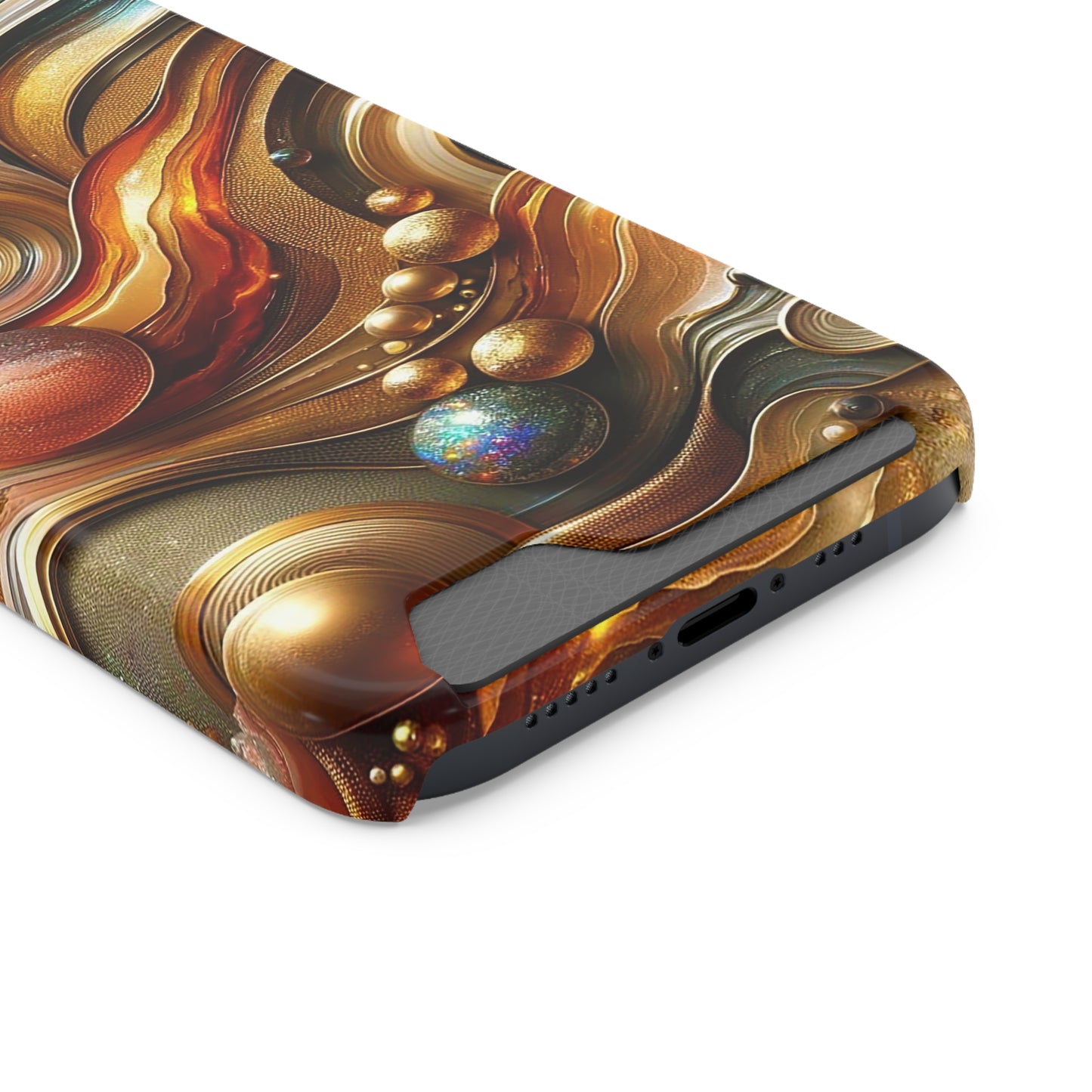 Phone Case with Card Holder - Love's Impact ©2024