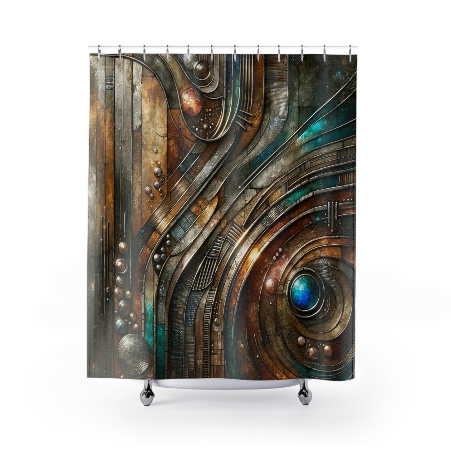Shower Curtain - Chromatic Reverie 1 ©2024