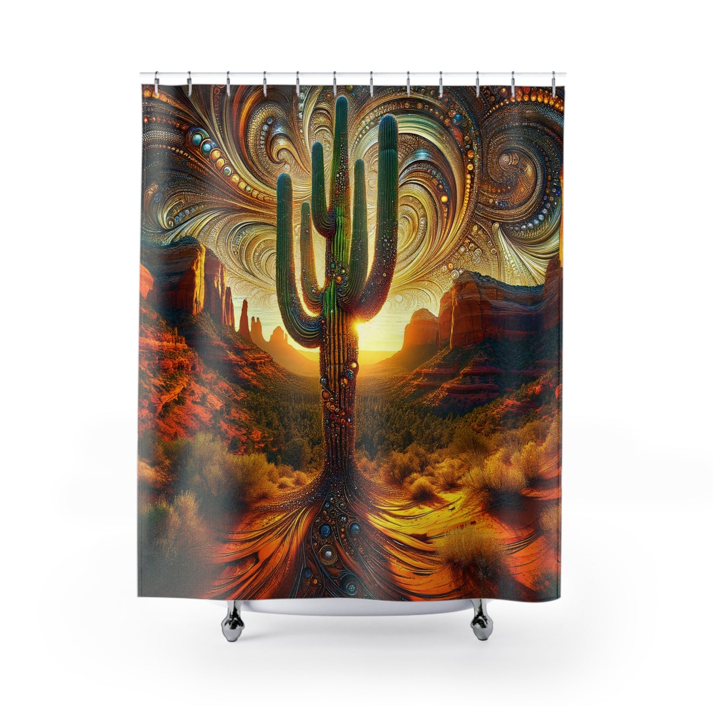 Shower Curtain - Peyote ©2024