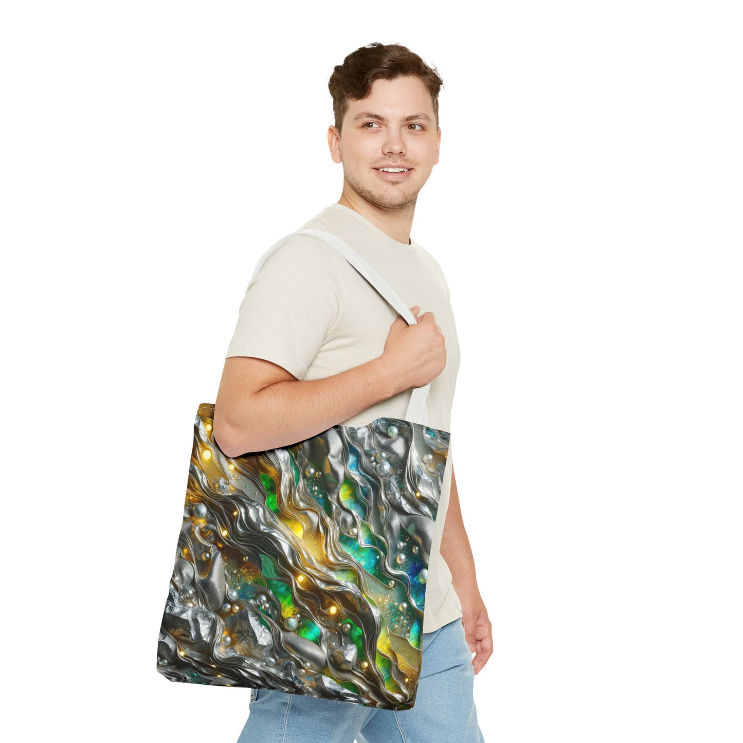 Tote Bag - Chromatic Ribbons ©2024