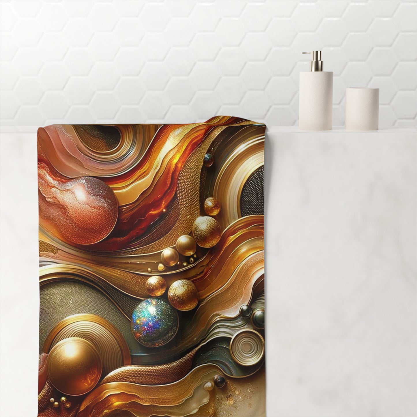 Mink-Cotton Towel - Love's Impact ©2024