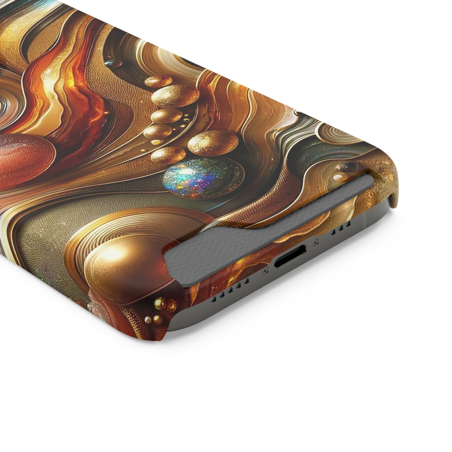 Phone Case with Card Holder - Love's Impact ©2024