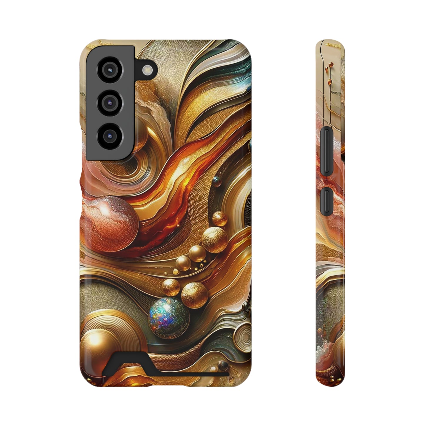 Phone Case with Card Holder - Love's Impact ©2024