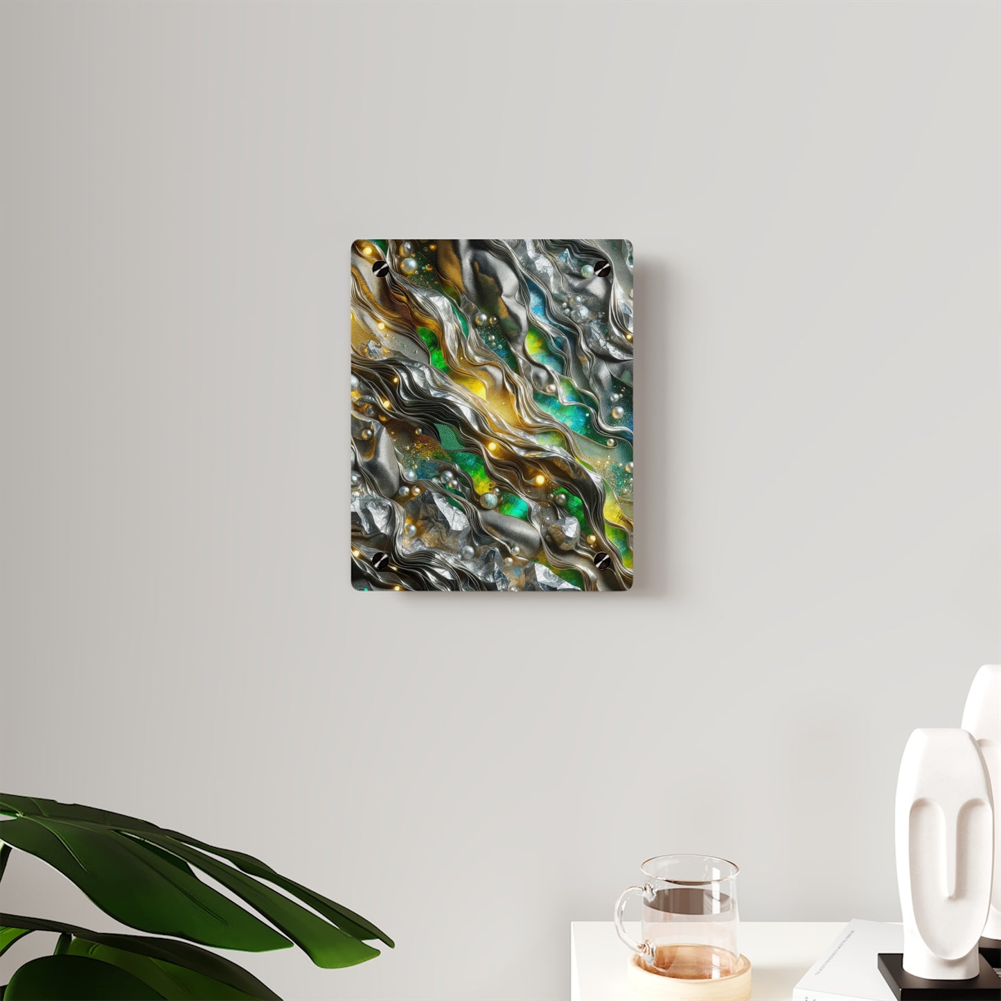 Acrylic Wall Art Panels - Chromatic Ribbons ©2024