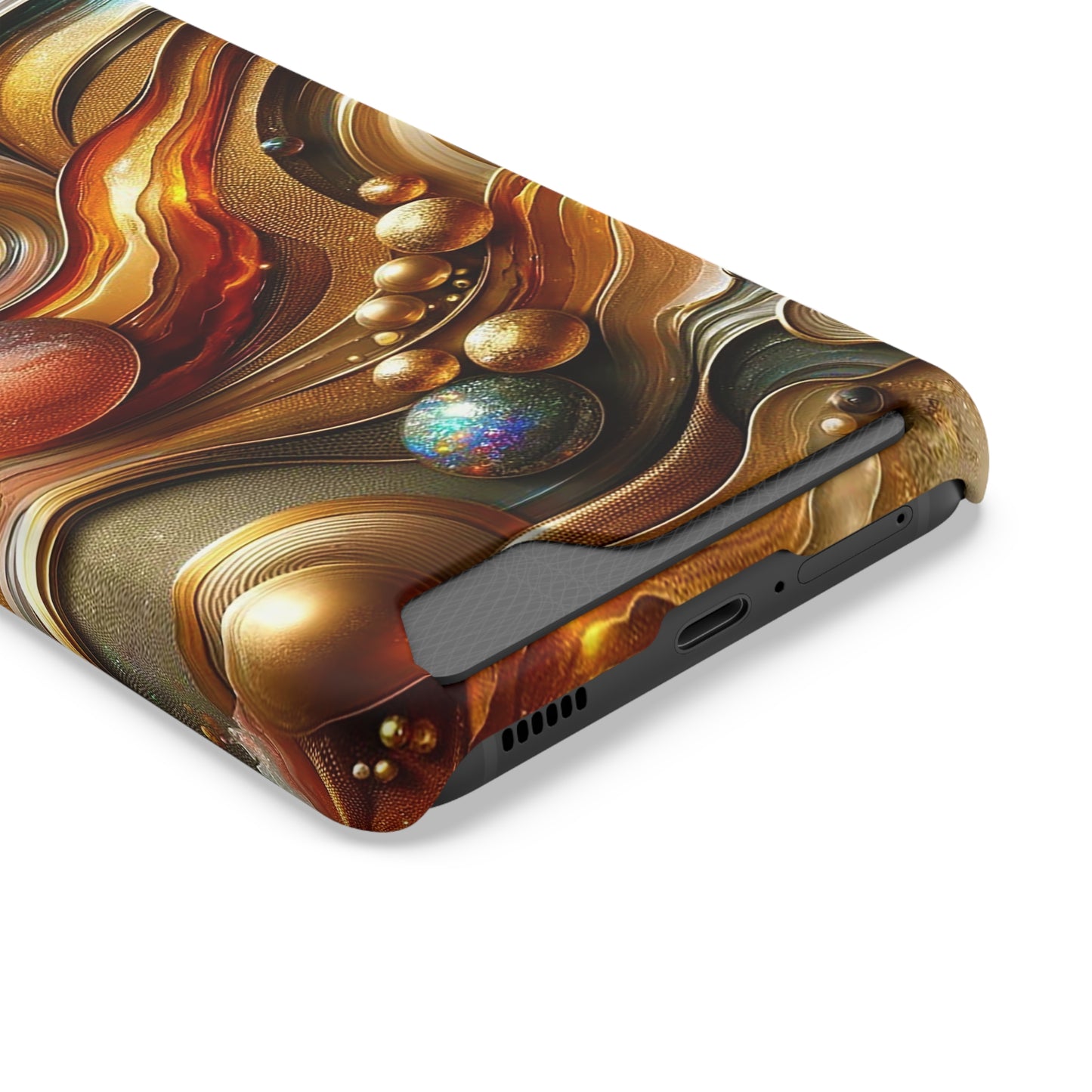 Phone Case with Card Holder - Love's Impact ©2024
