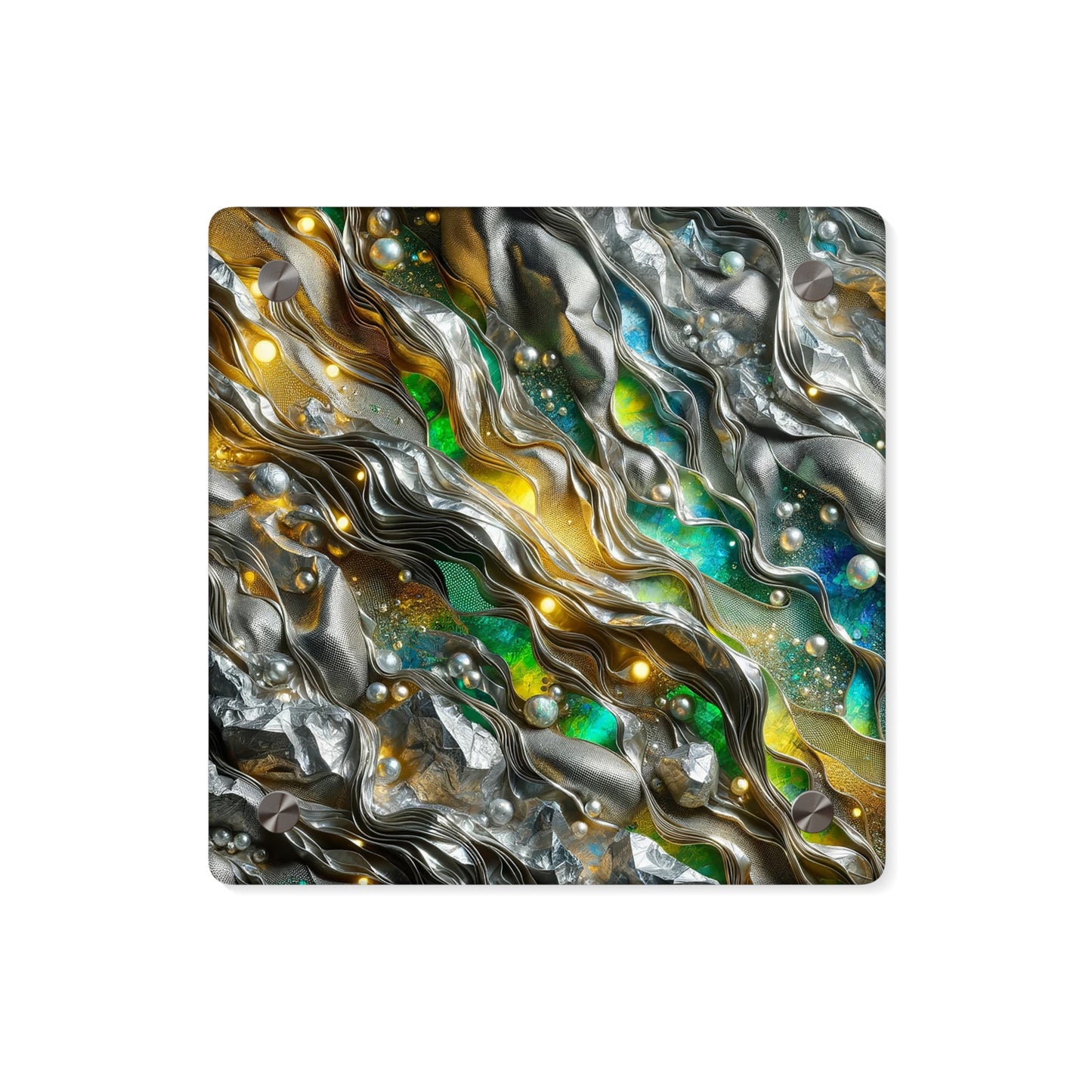 Acrylic Wall Art Panels - Chromatic Ribbons ©2024