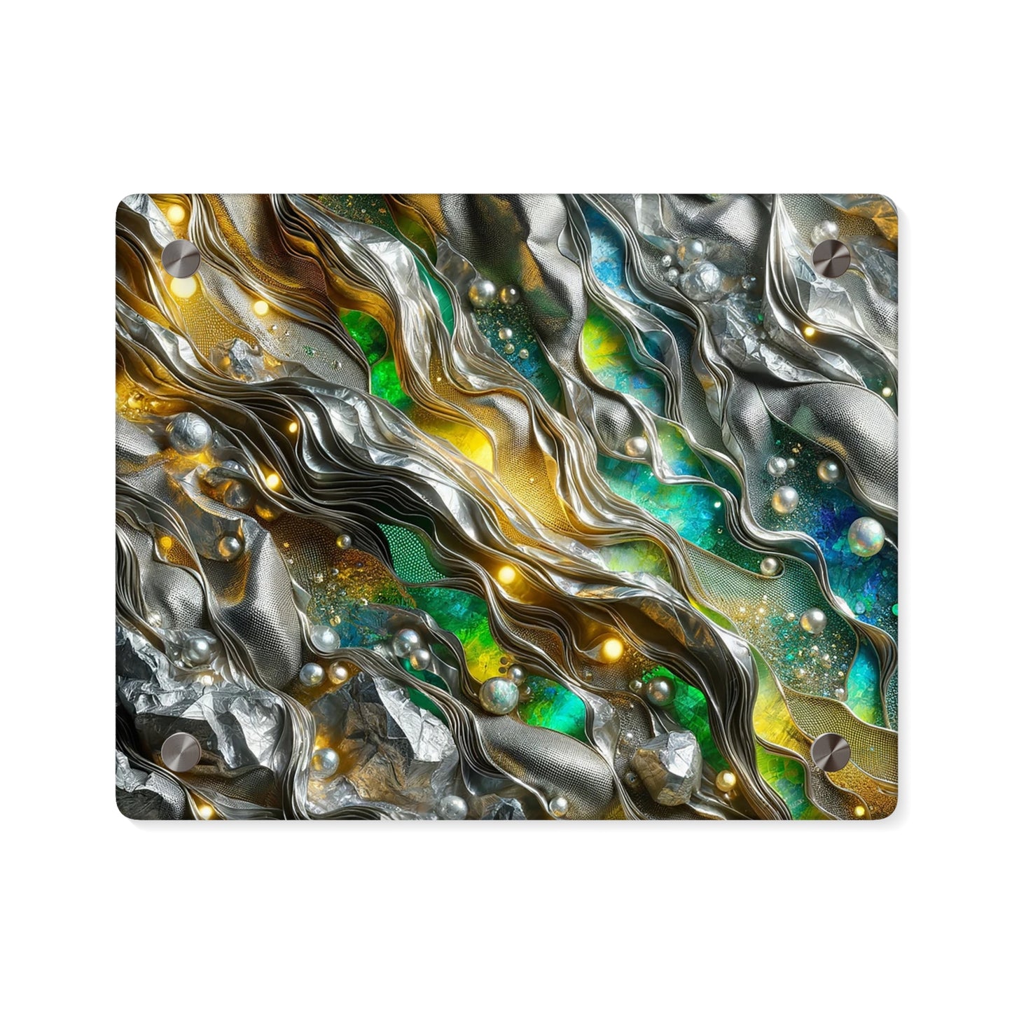 Acrylic Wall Art Panels - Chromatic Ribbons ©2024