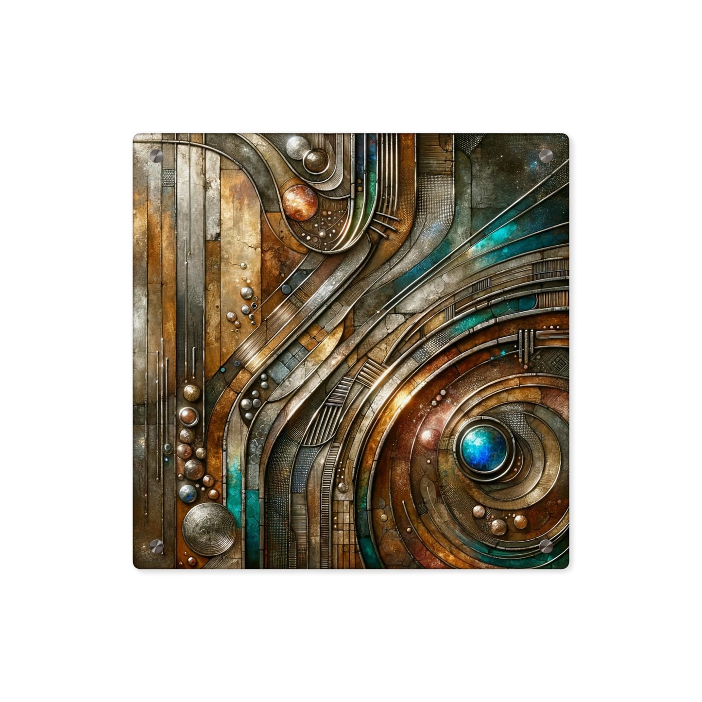 Acrylic Wall Art Panels - Chromatic Reverie 1 ©2024