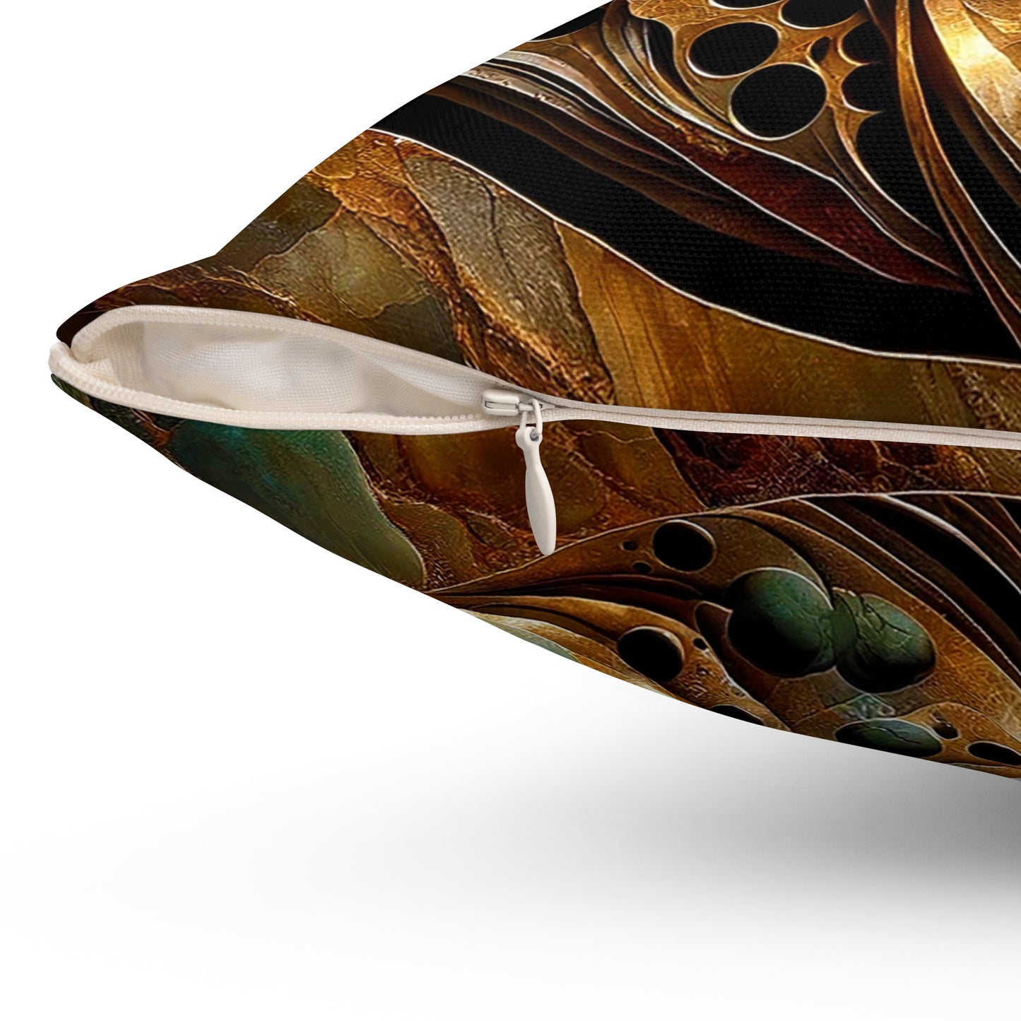 Spun Polyester Square Pillow - Rustic Dream ©2024