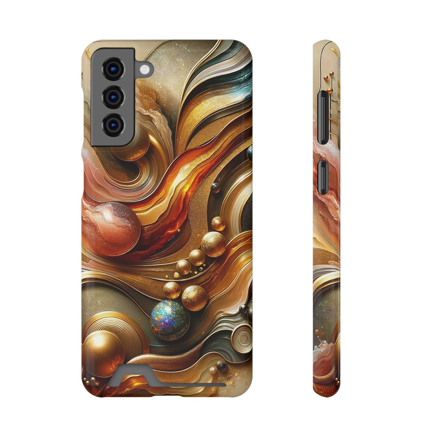Phone Case with Card Holder - Love's Impact ©2024