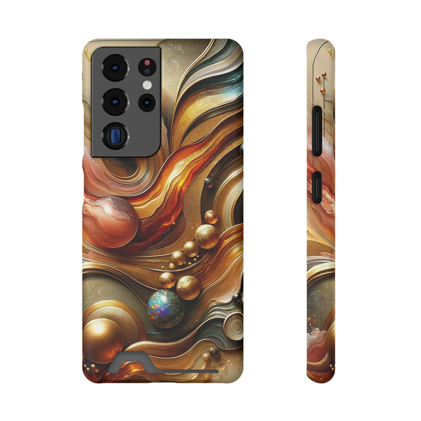 Phone Case with Card Holder - Love's Impact ©2024