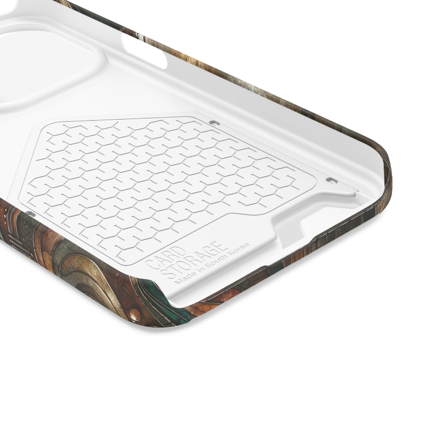 Phone Case with Card Holder - Chromatic Reverie 1 ©2024